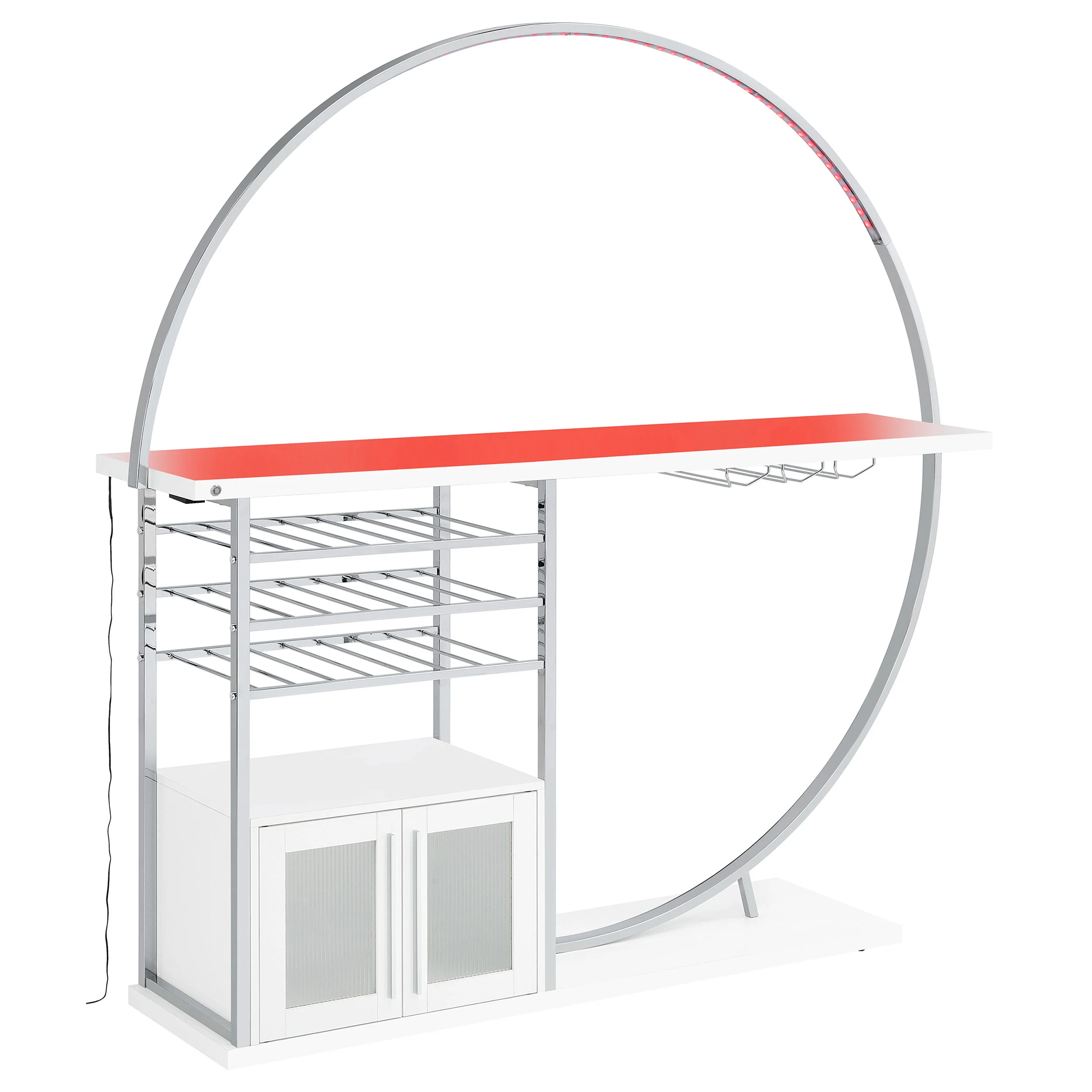Risley Wine Cabinet with LED Lighting - Image 6