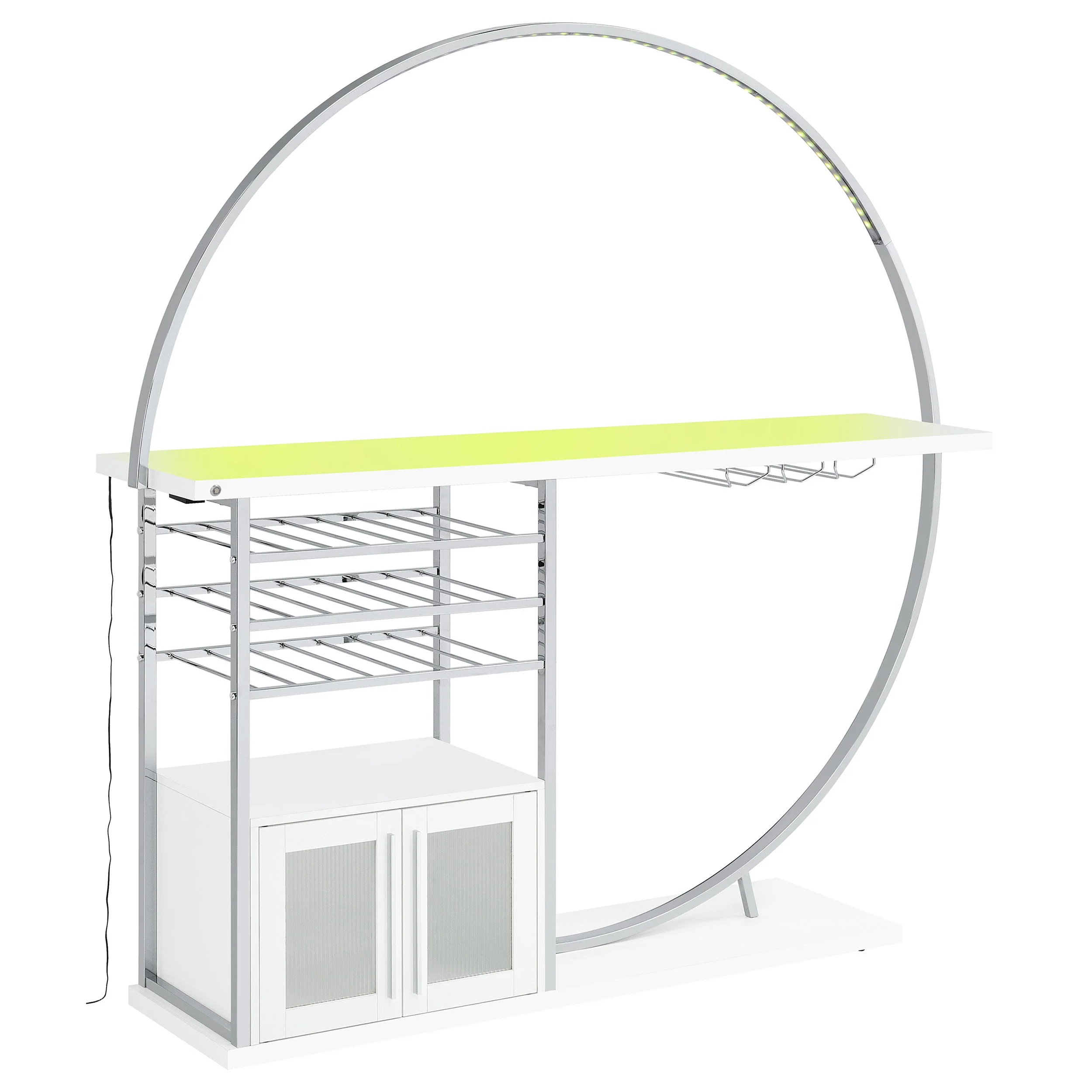 Risley Wine Cabinet with LED Lighting - Image 7