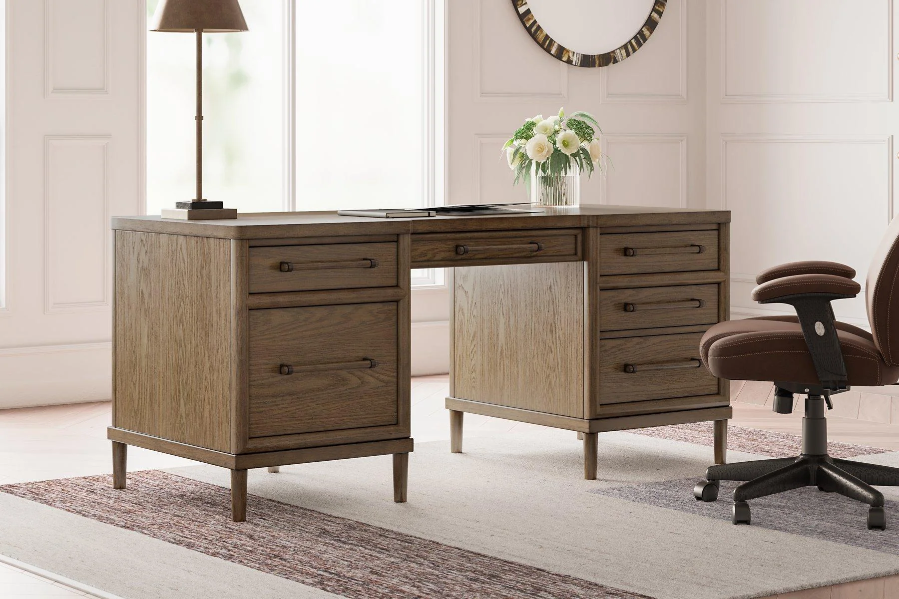 Roanhowe 68" Home Office Desk - Image 2