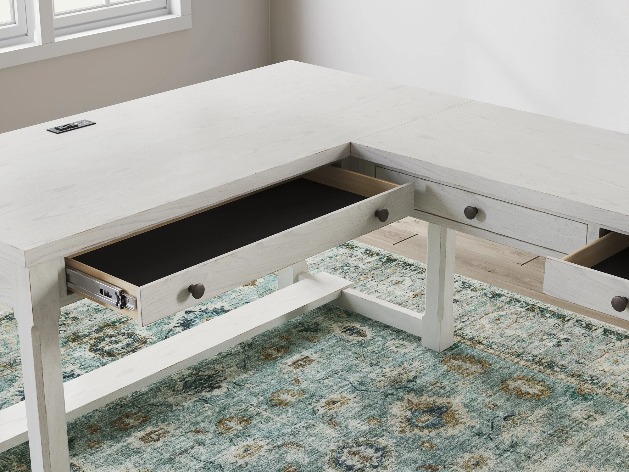 Robbinsdale L-Shaped Home Office Desk - Image 10