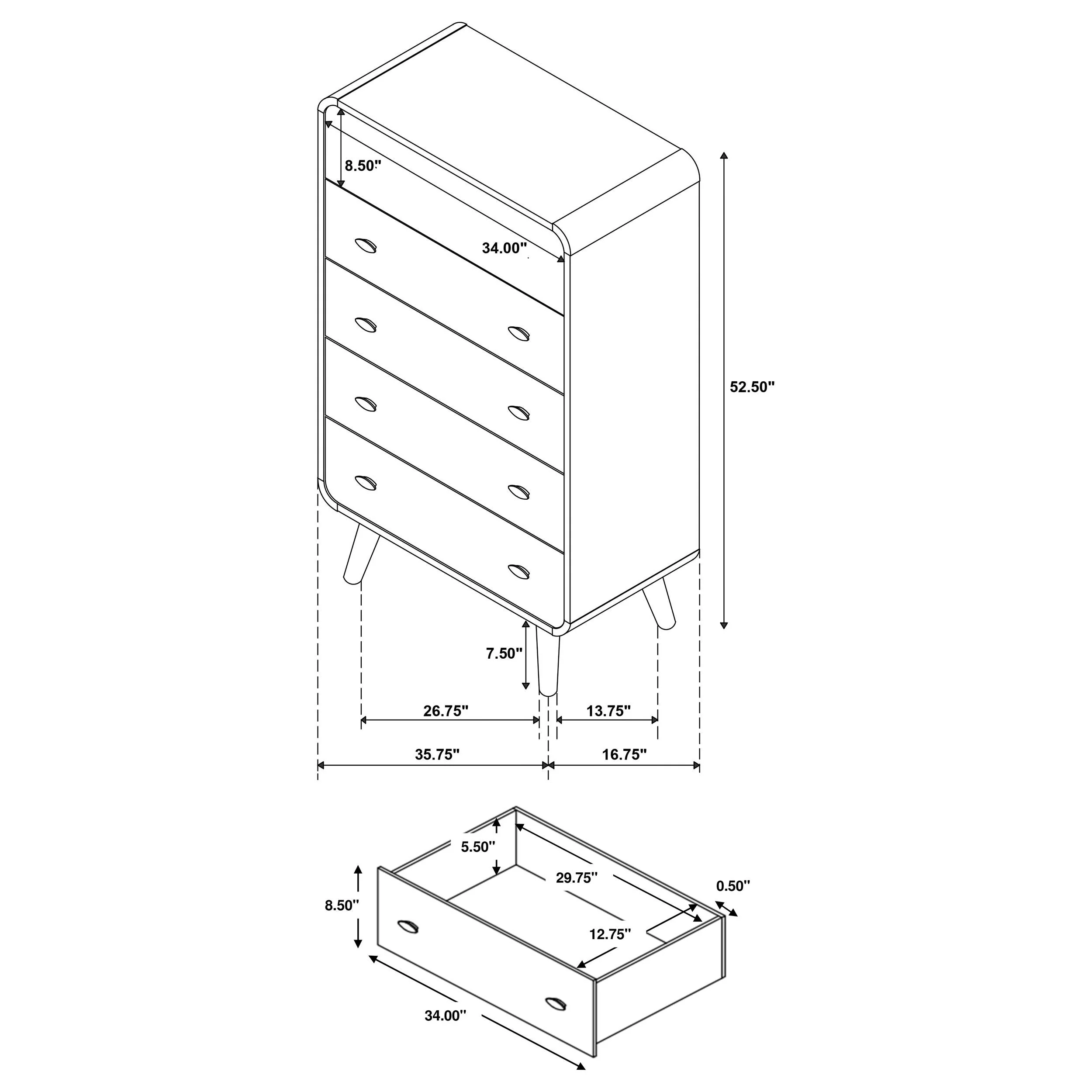 Robyn Chest of Drawers - Image 24