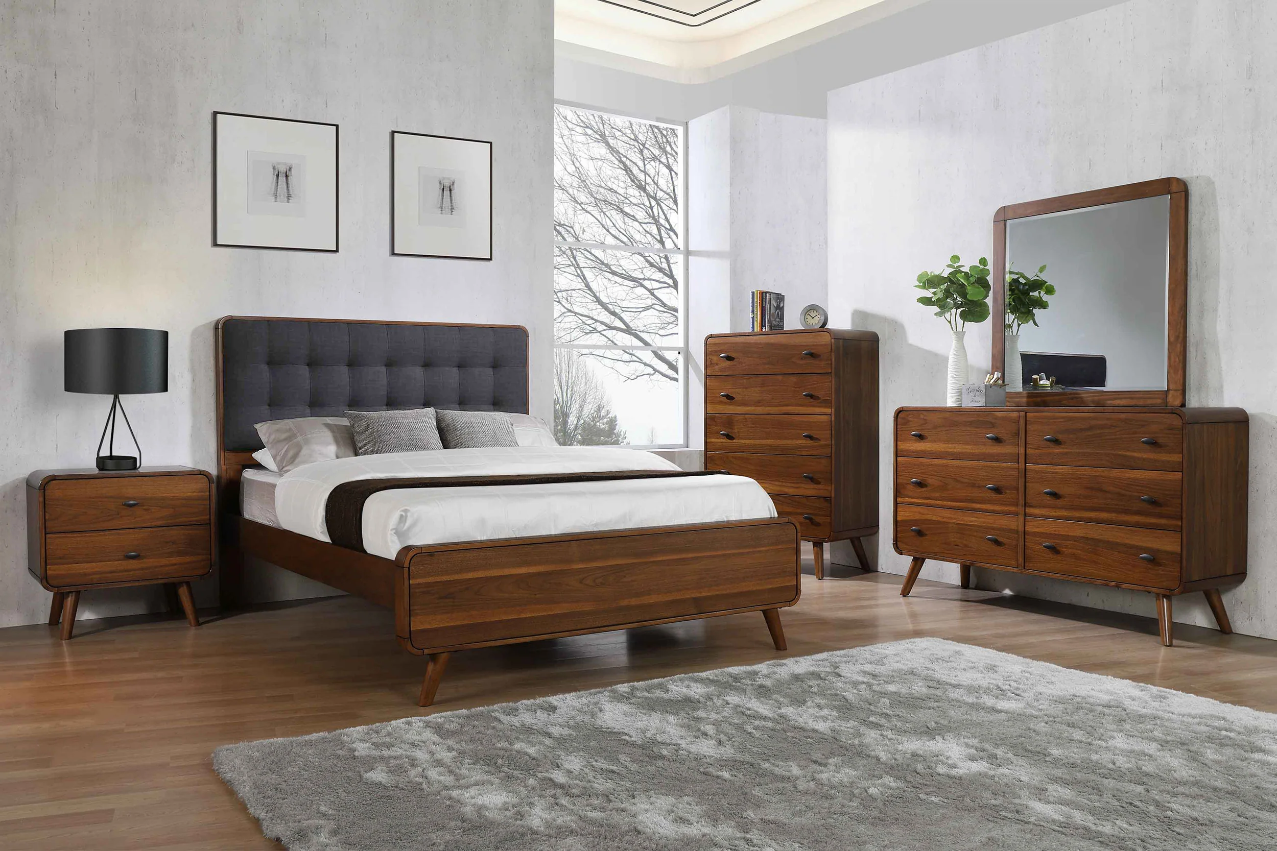 Robyn Panel Platform Bed - Image 33