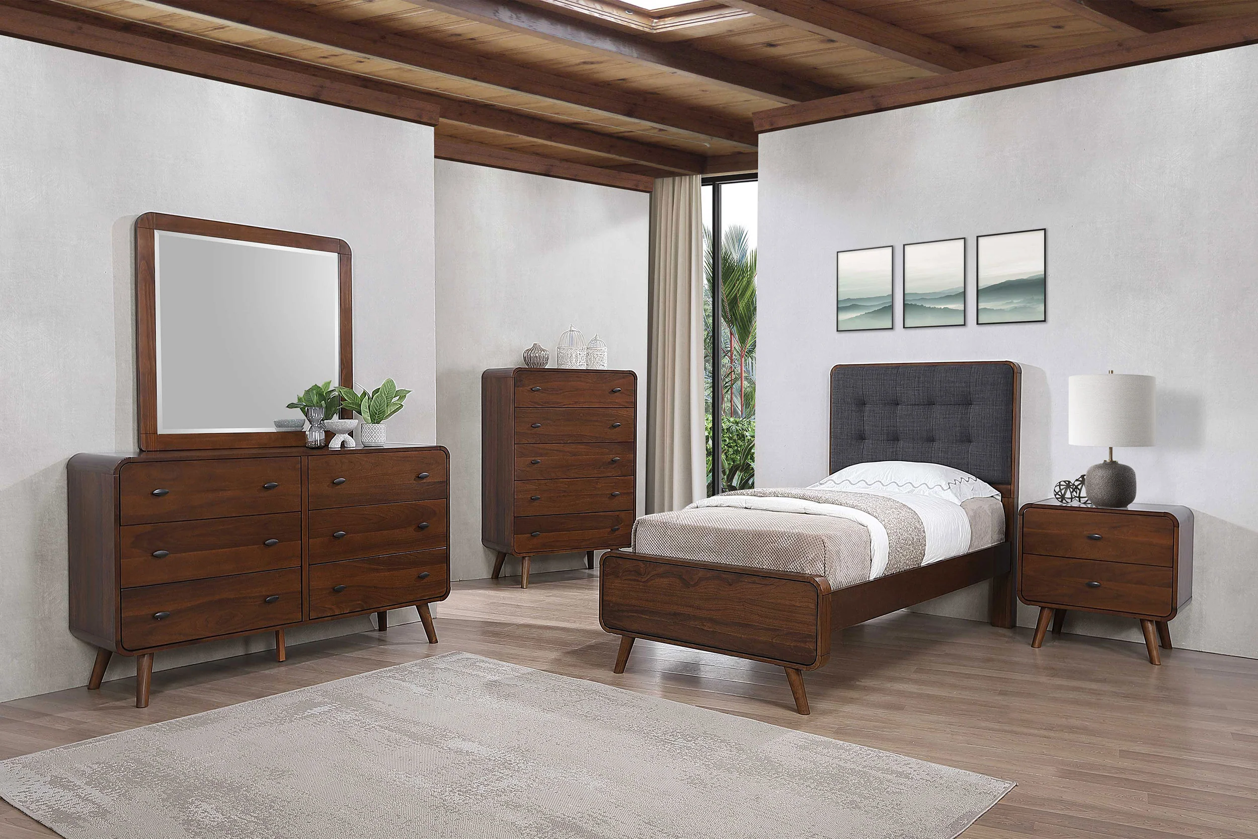 Robyn Panel Platform Bed - Image 55