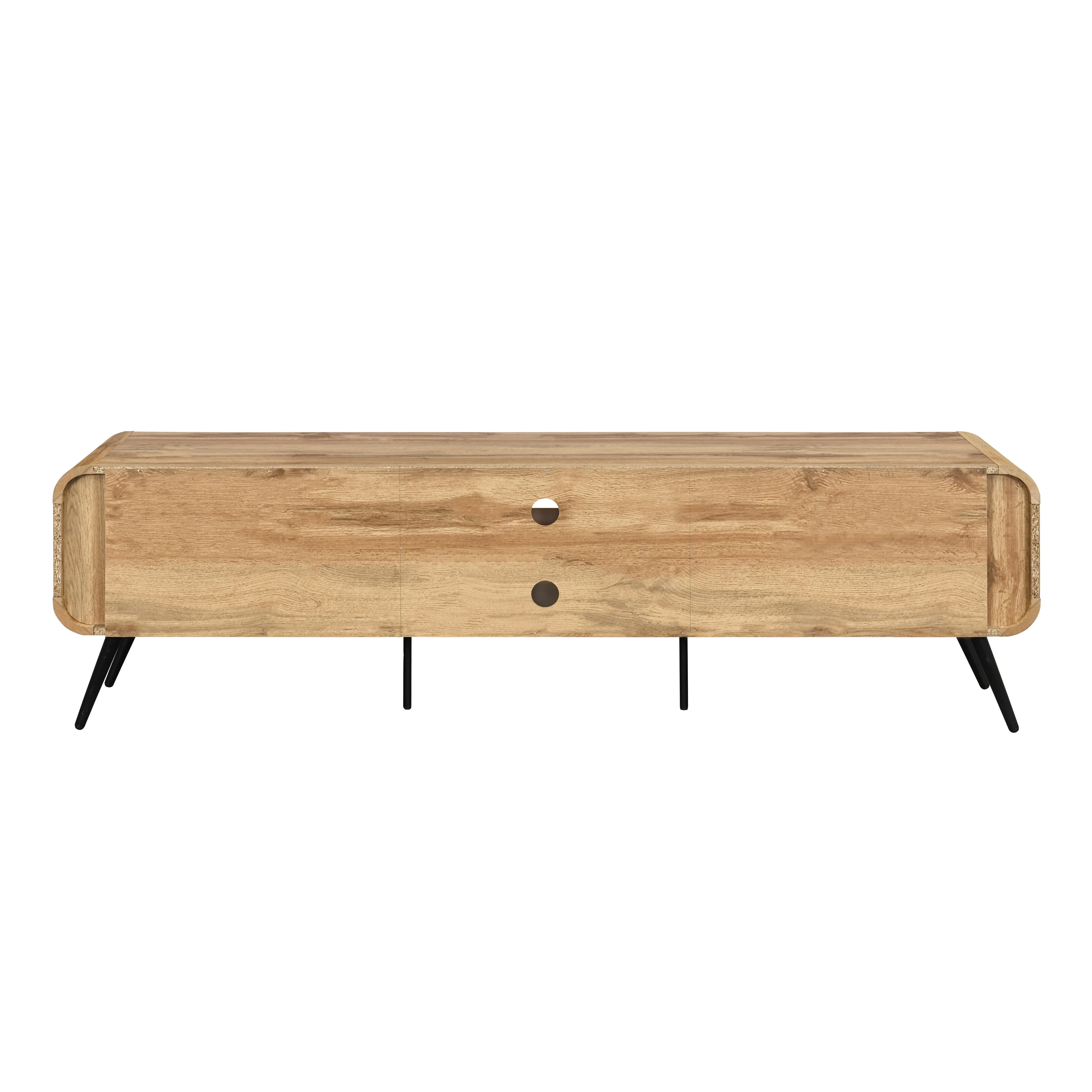 Rowan 71" Low Profile Tv Console-Natural - Image 4