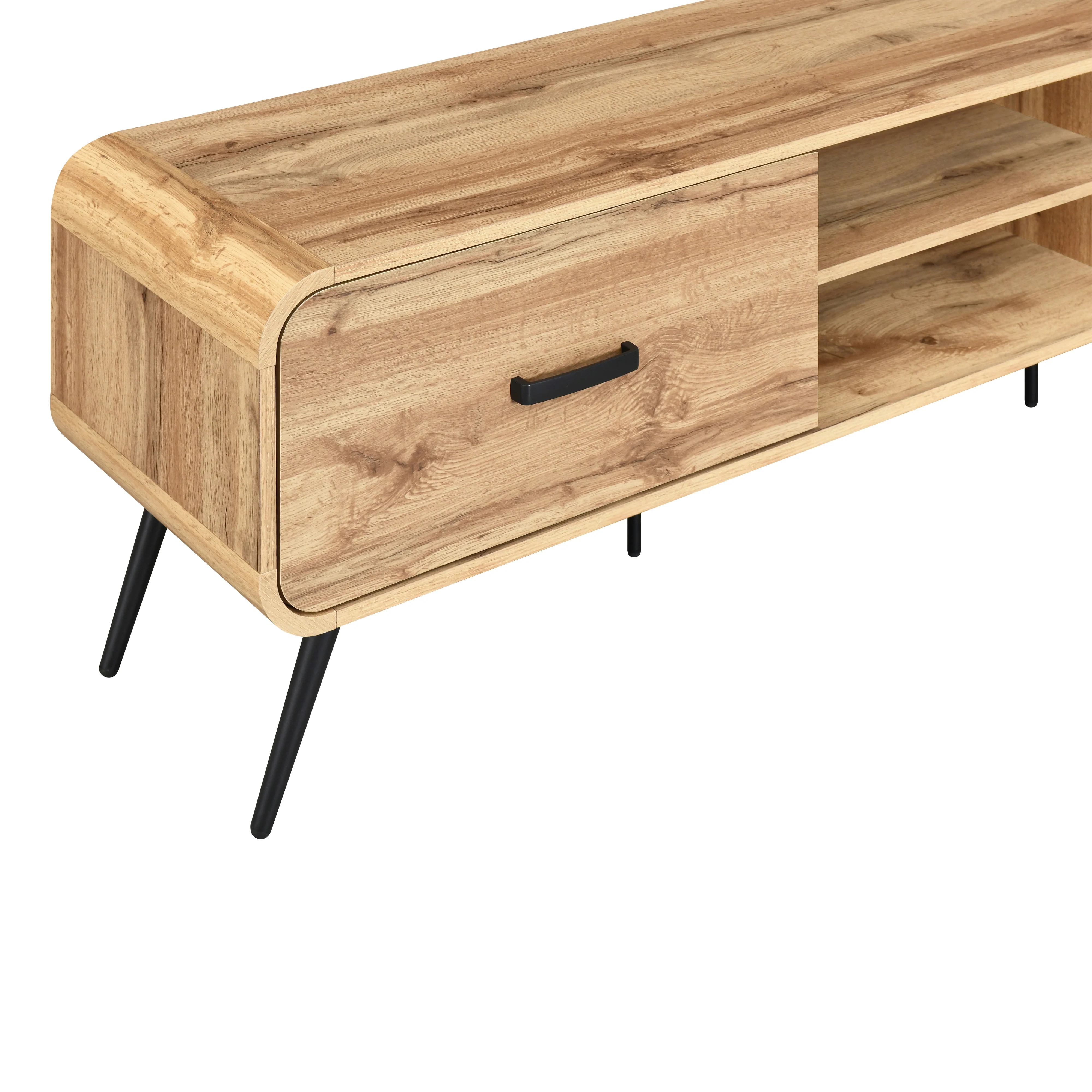 Rowan 71" Low Profile Tv Console-Natural - Image 5