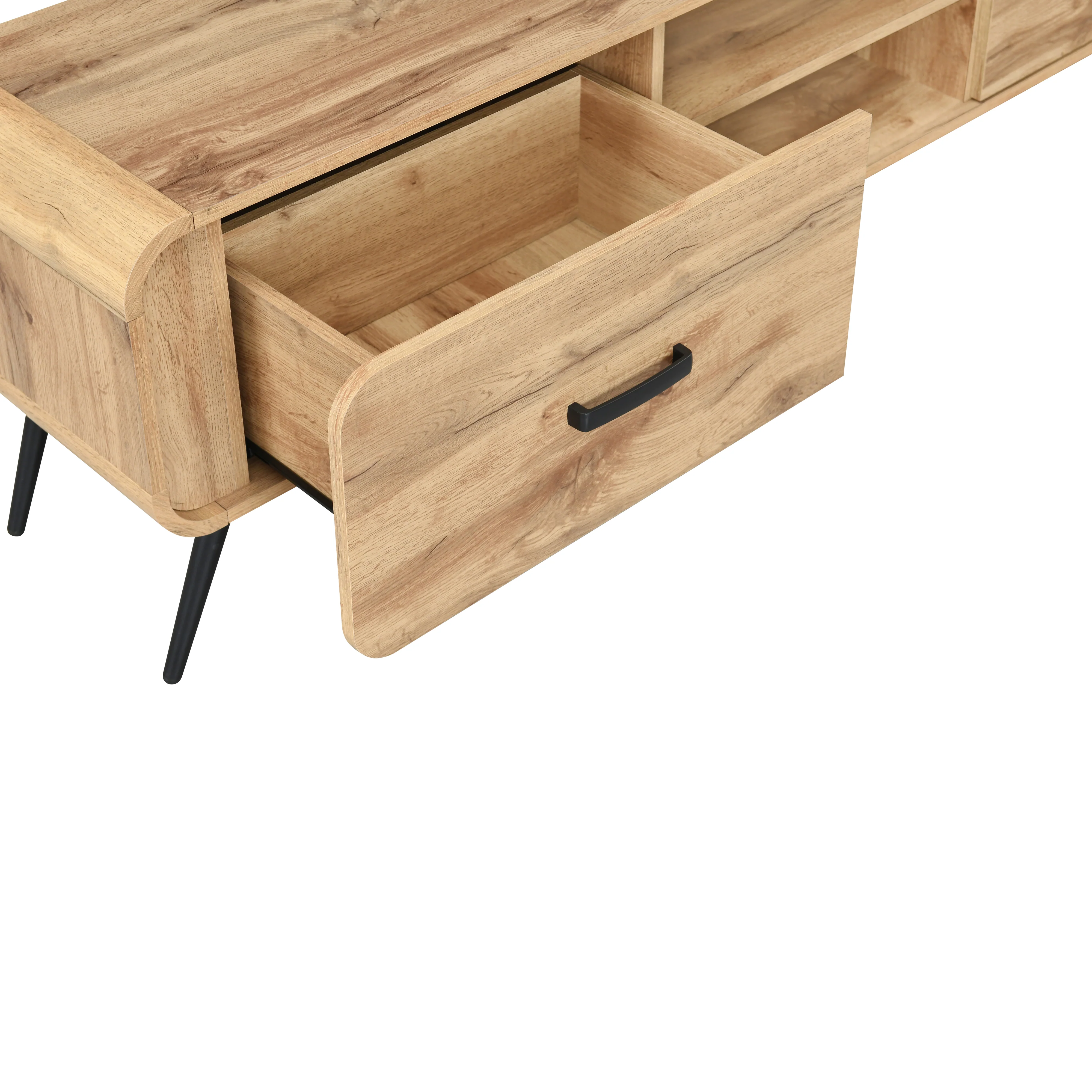 Rowan 71" Low Profile Tv Console-Natural - Image 7