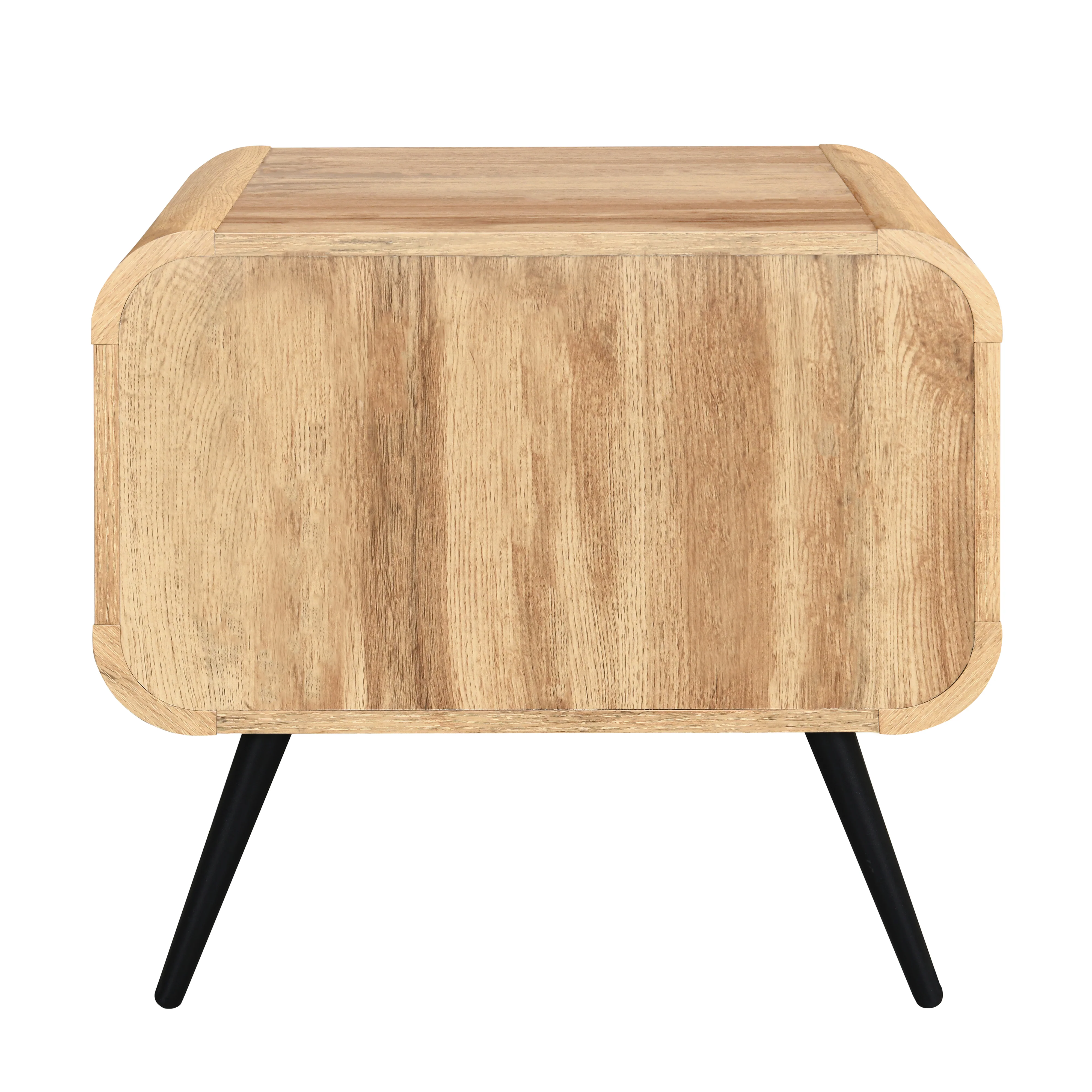 Rowan One Drawer End Table/Bedside Table-Natural - Image 4