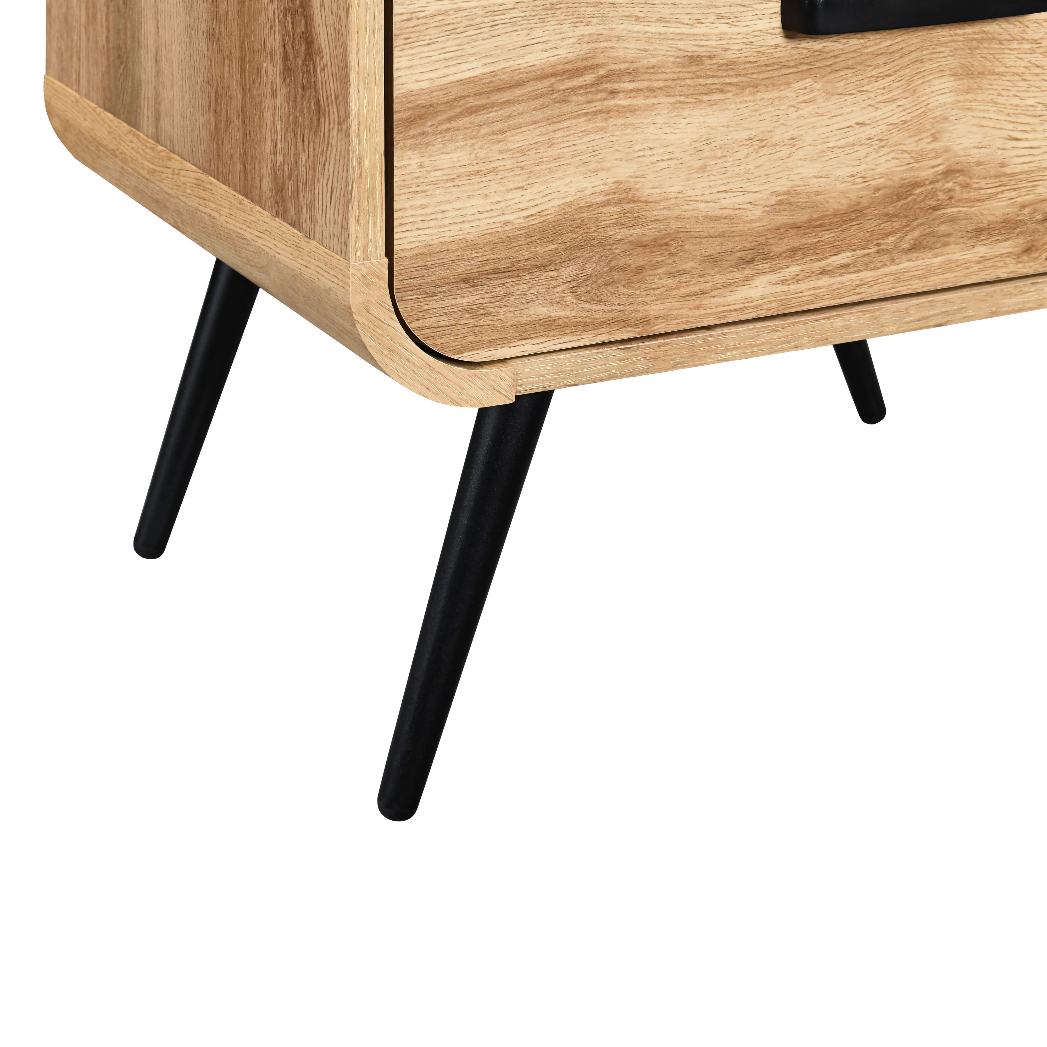 Rowan One Drawer End Table/Bedside Table-Natural - Image 6