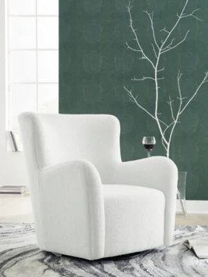 Rowenburg Swivel Glider Accent Chair - Image 2