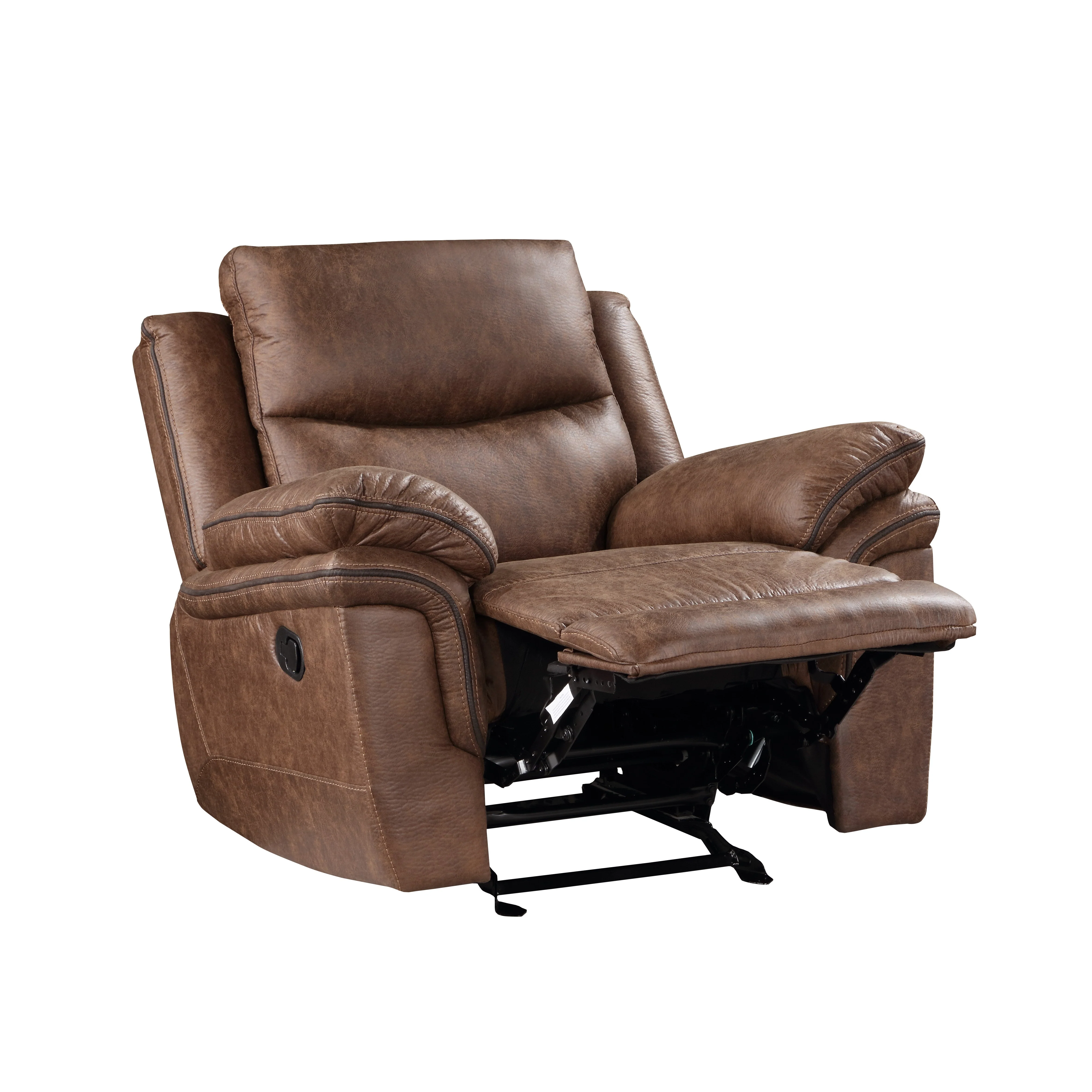 Ryland Glider Recliner- Brown - Image 3