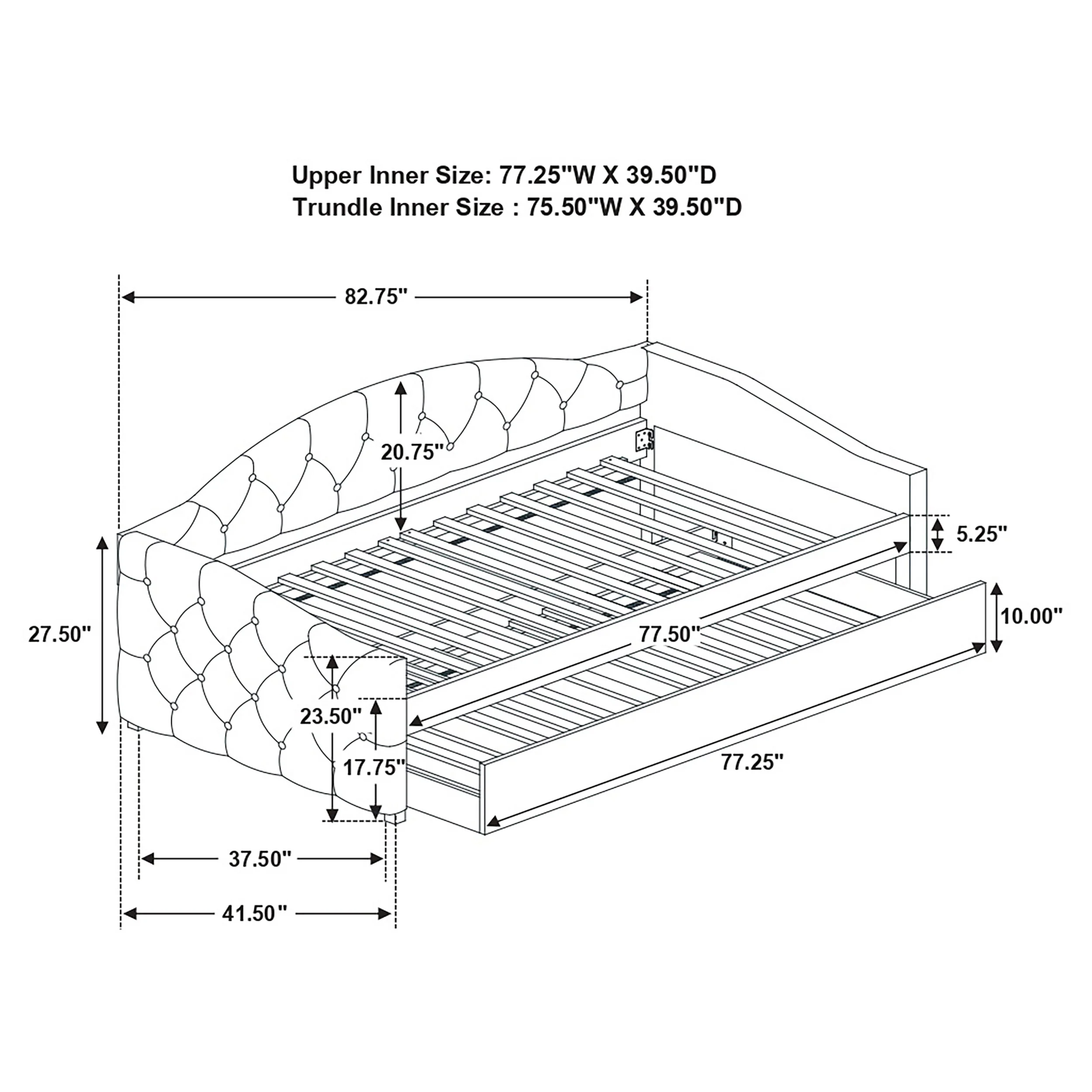 Sadie Daybed with Trundle - Image 9