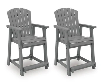 Sanctuary Beach Outdoor Counter Height Bar Stool (Set of 2) - Image 3