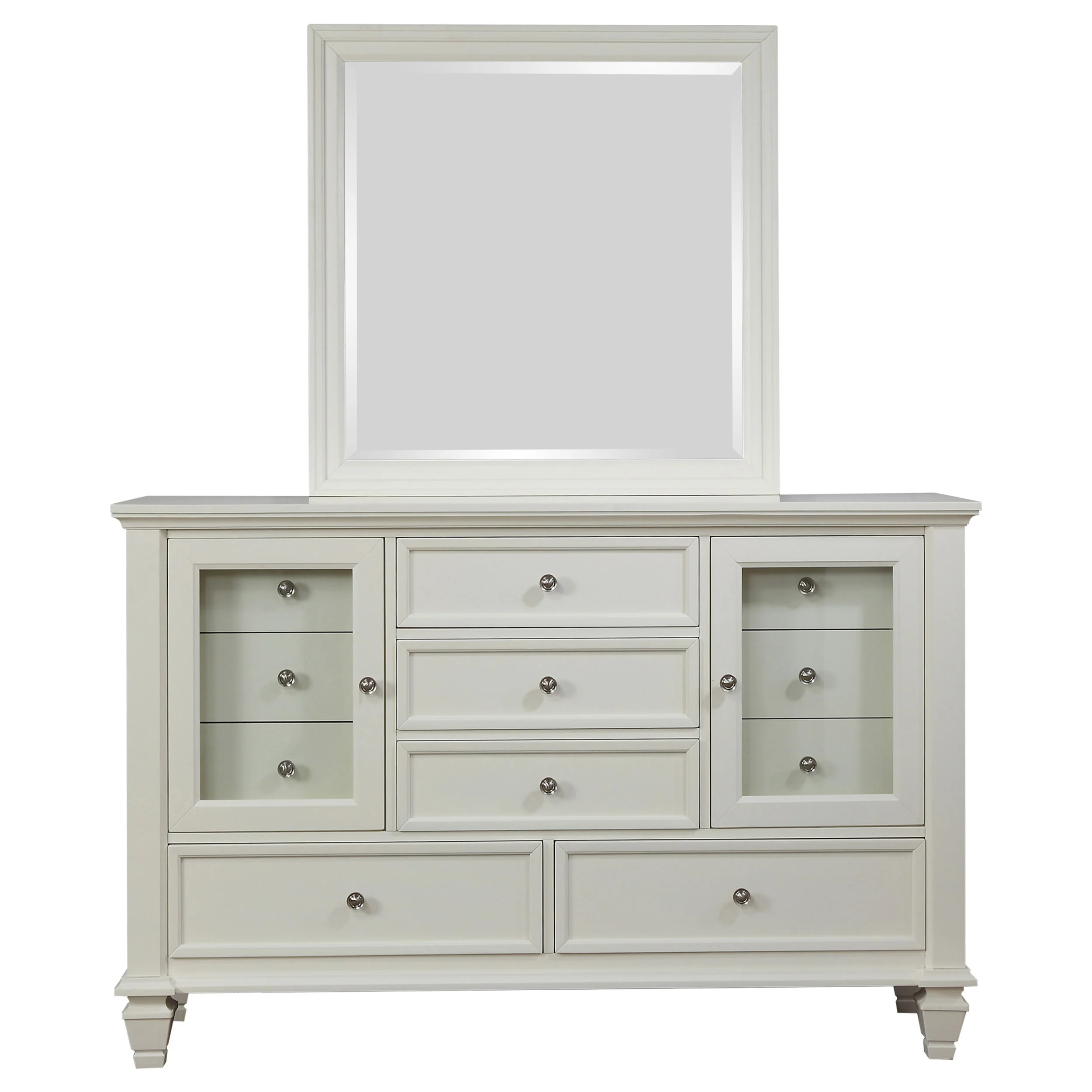 Sandy Beach Dresser with Mirror - Image 3