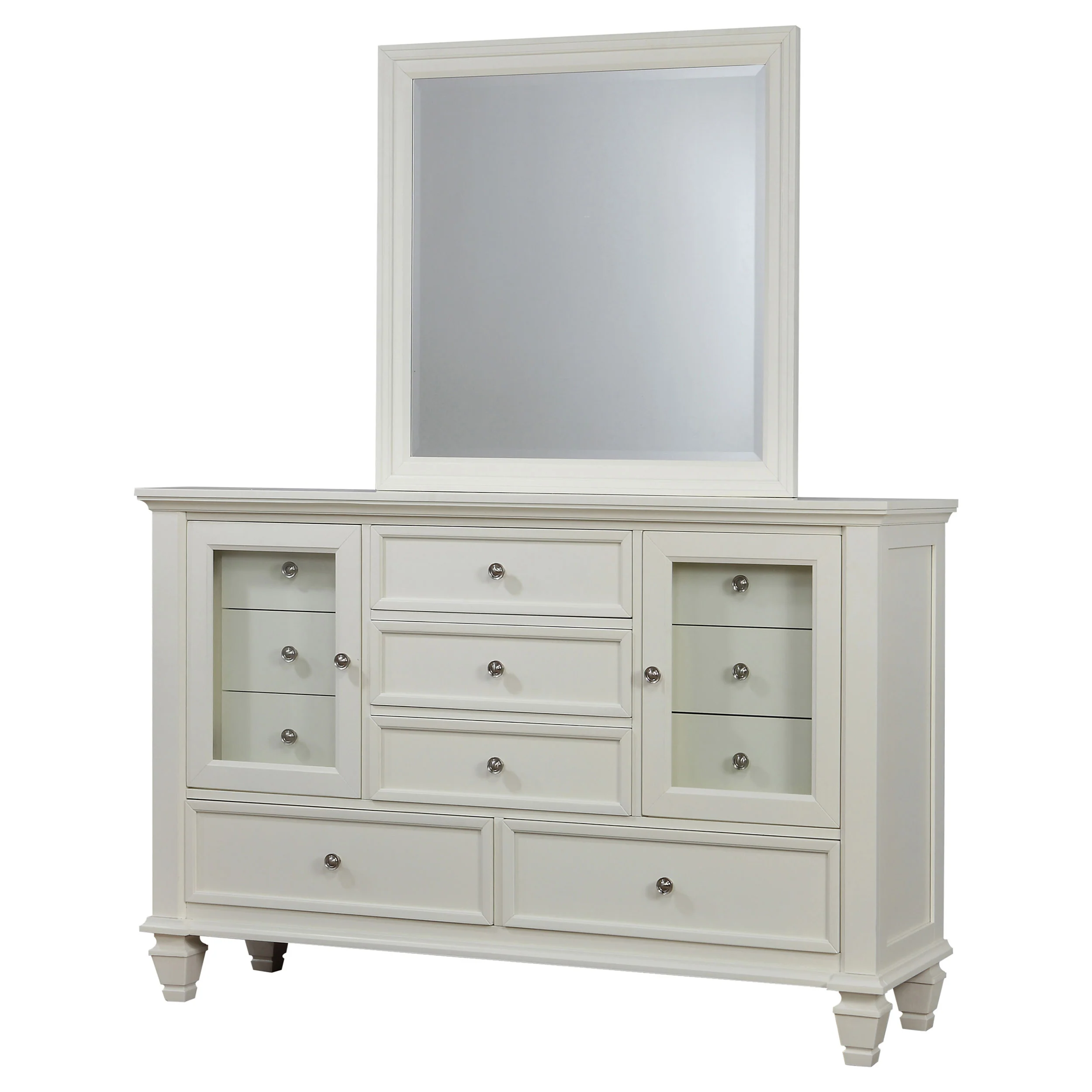 Sandy Beach Dresser with Mirror - Image 4