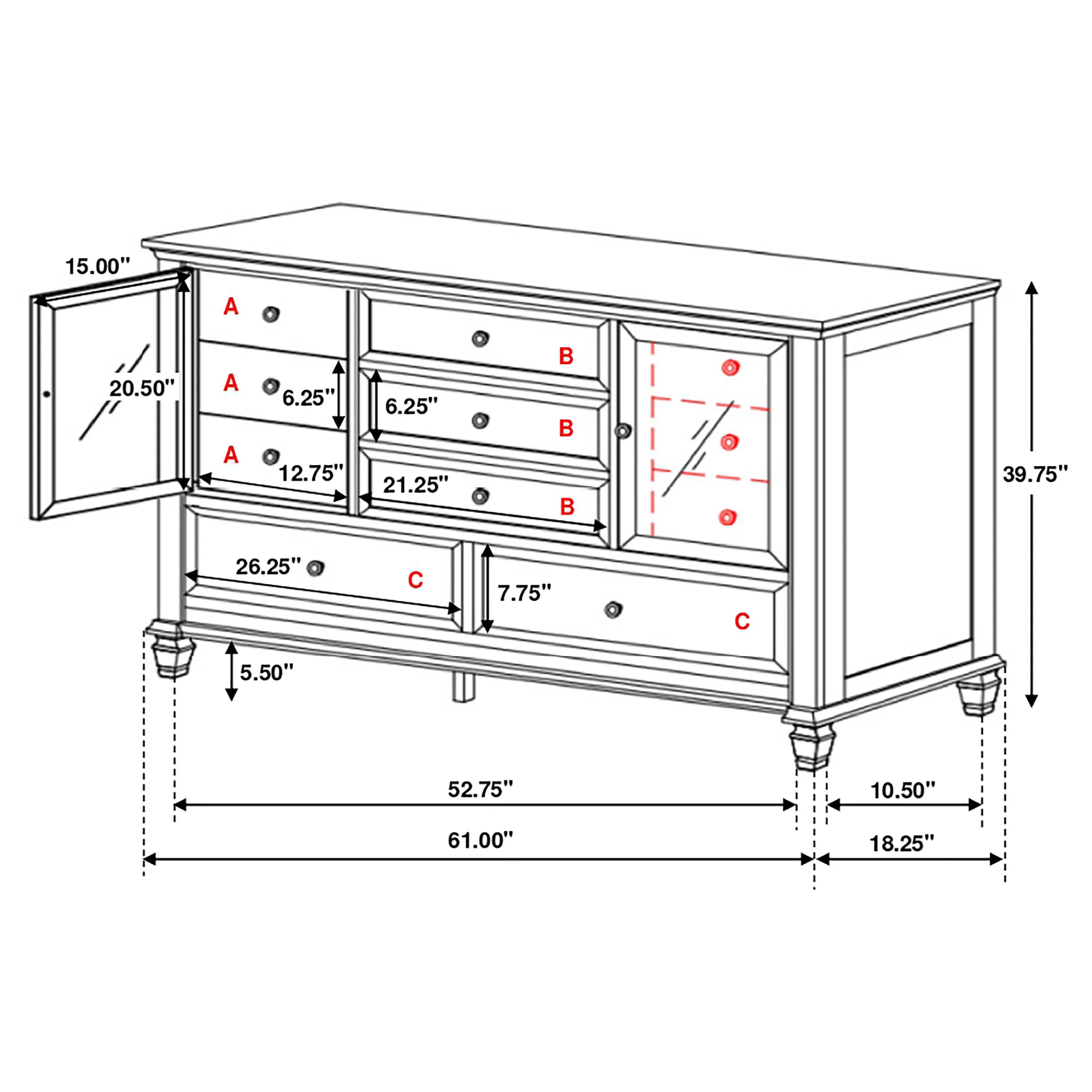 Sandy Beach Bedroom Set - Image 140