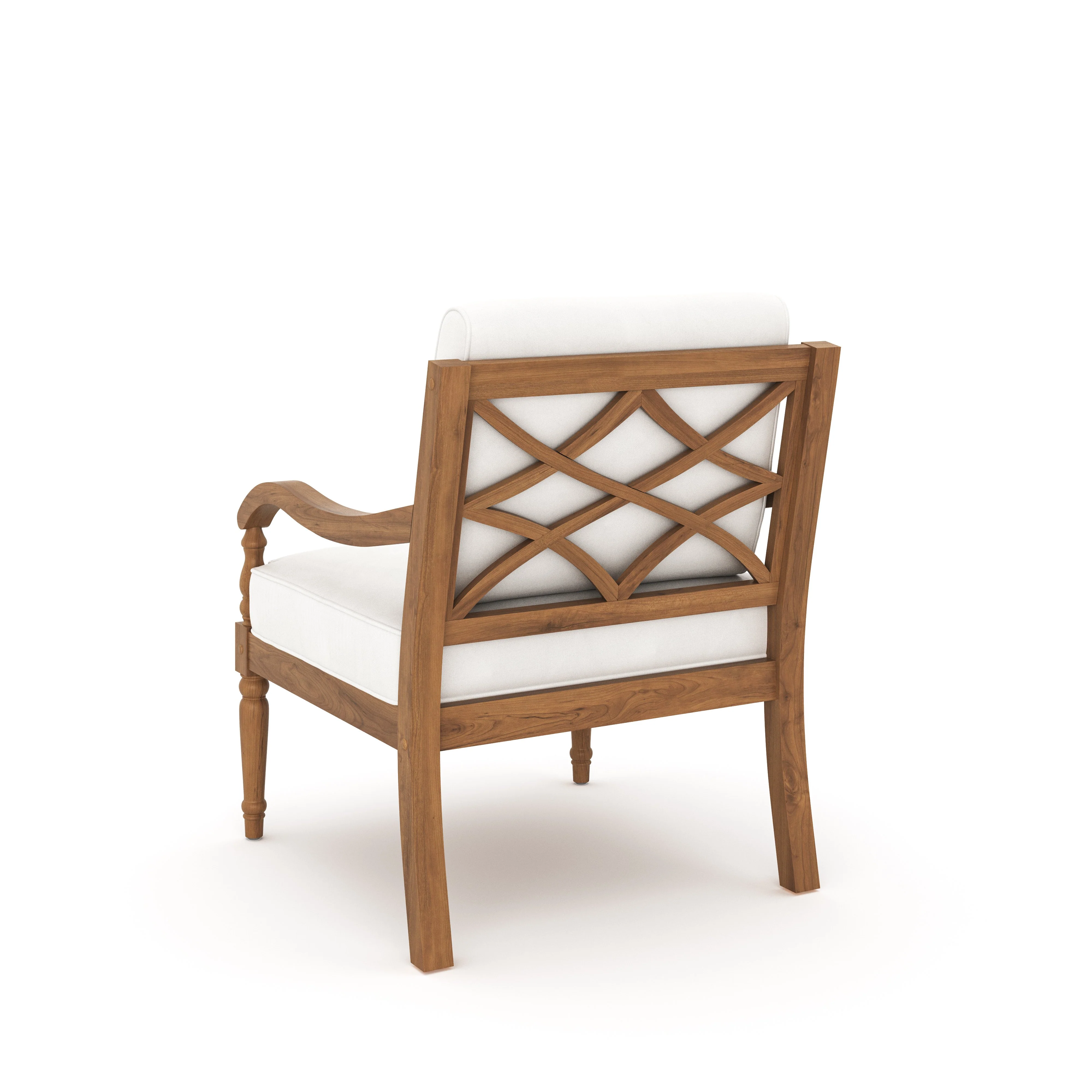 Savannah Club Chair (2 Per Carton) -White Linen - Image 2