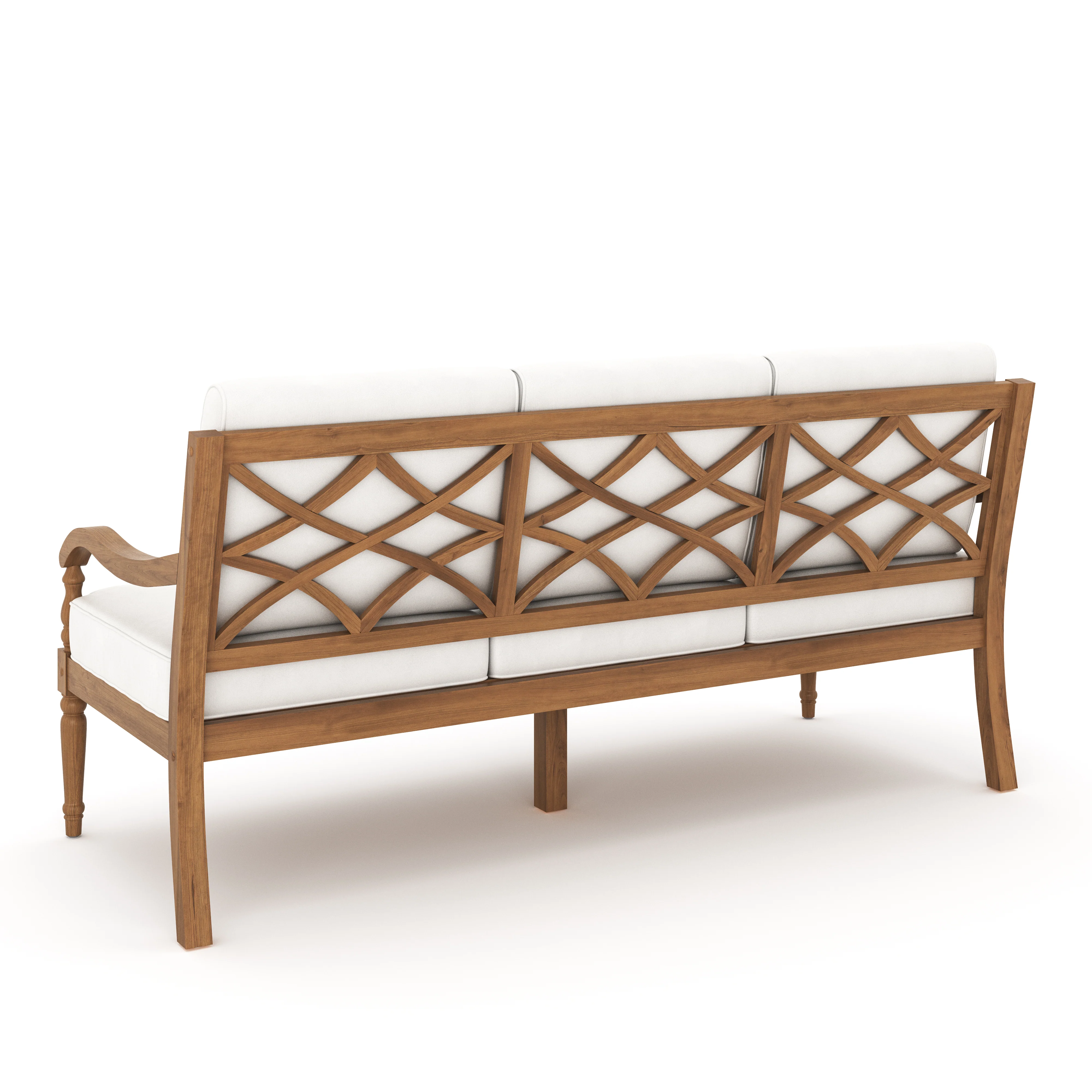 Savannah Sofa-White Linen - Image 2