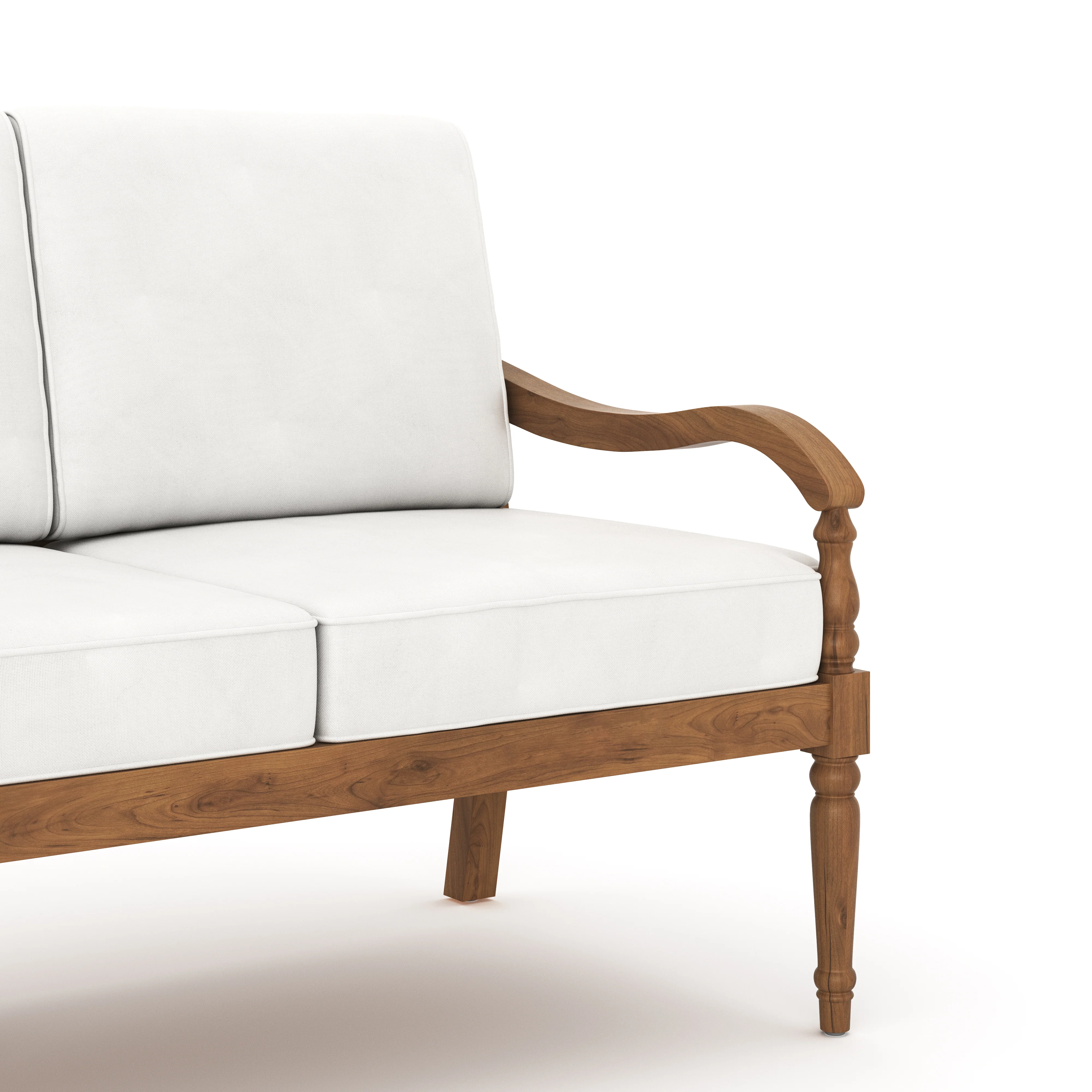 Savannah Sofa-White Linen - Image 3