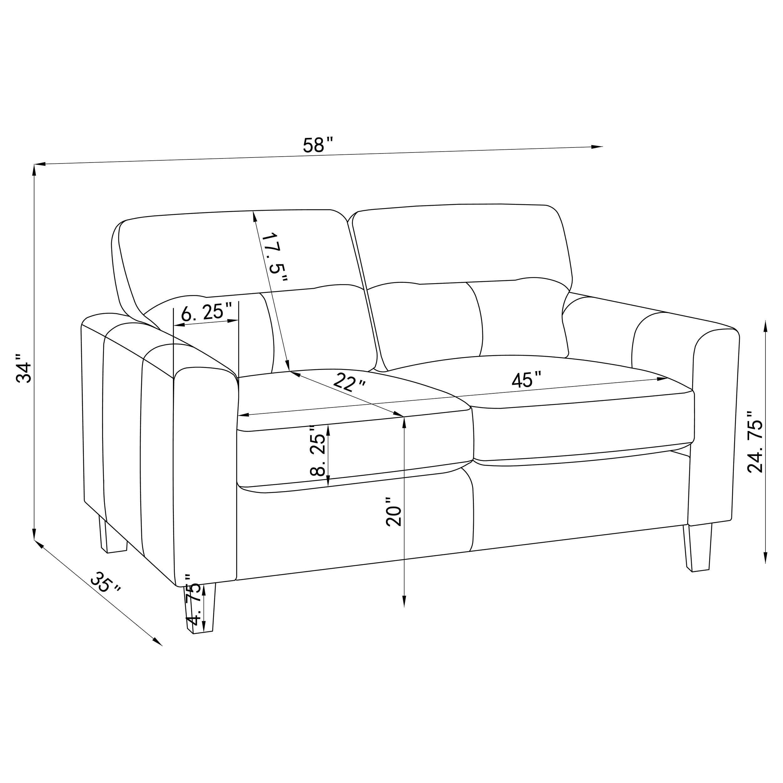 Scotland Loveseat - Image 10