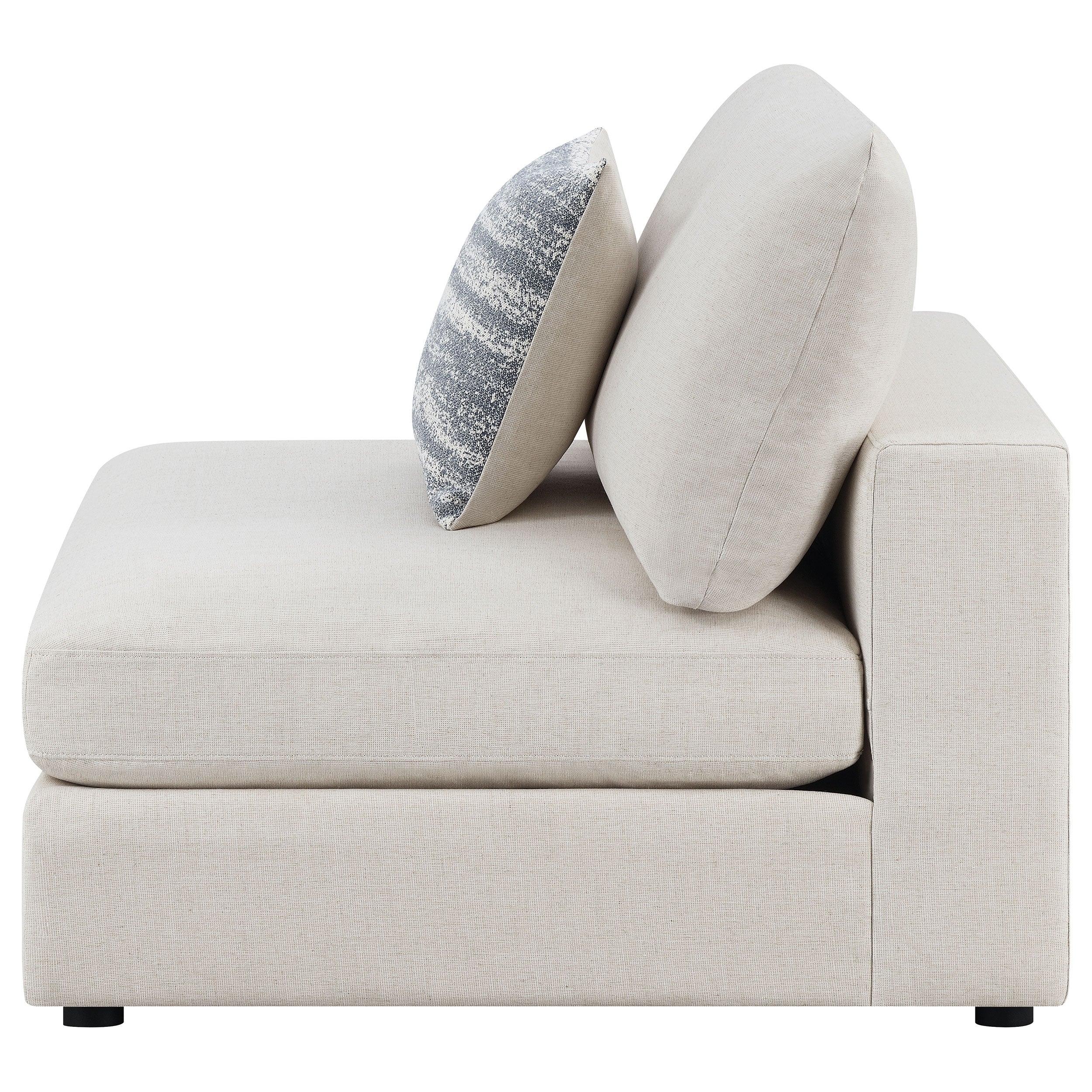 Serene Armless Chair - Image 4