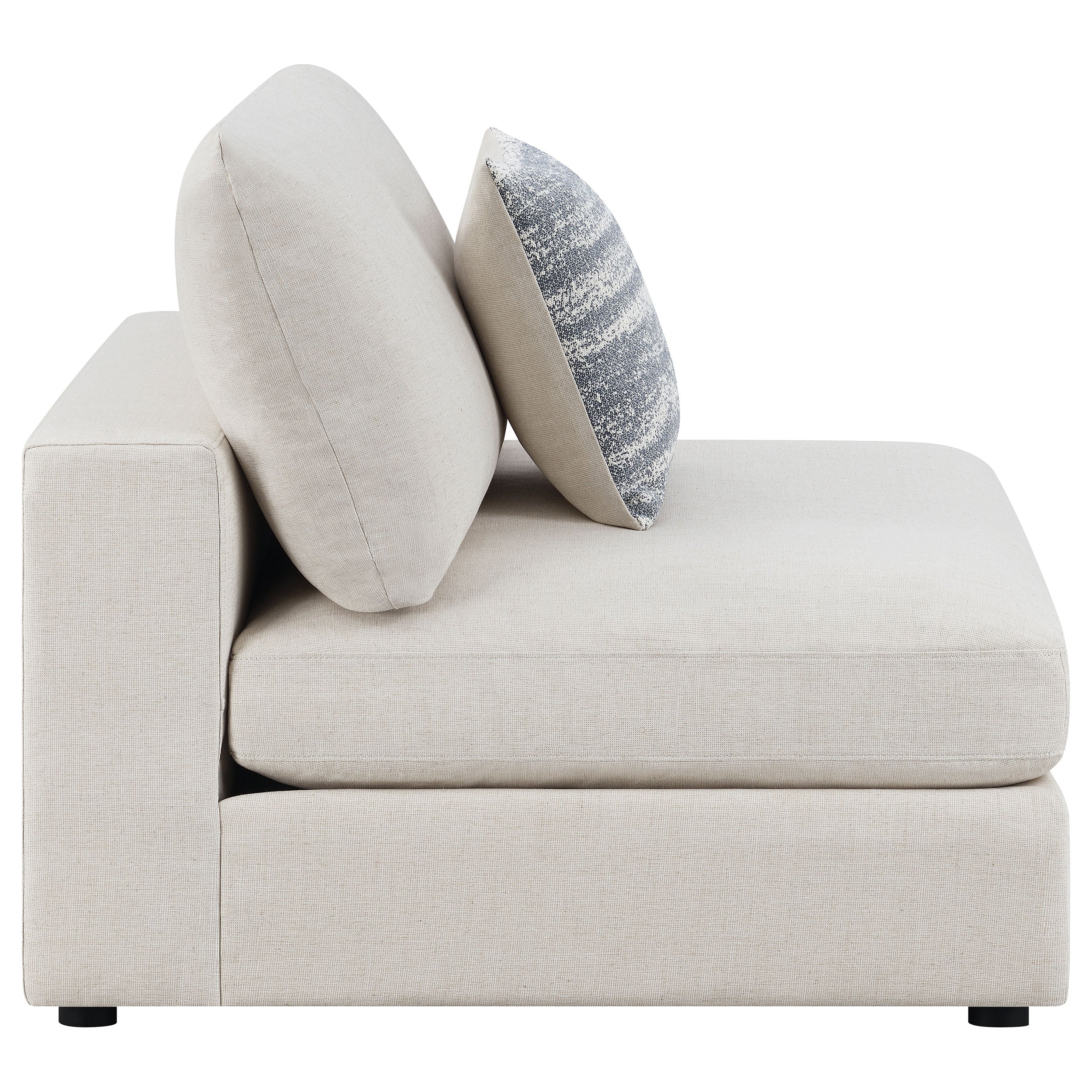 Serene Armless Chair - Image 7