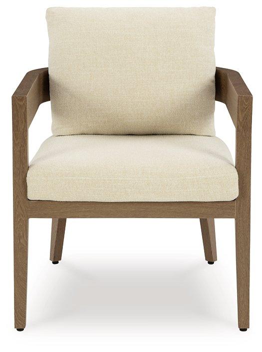 Serene Bay Outdoor Dining Arm Chair with Cushion (Set of 2) - Image 4