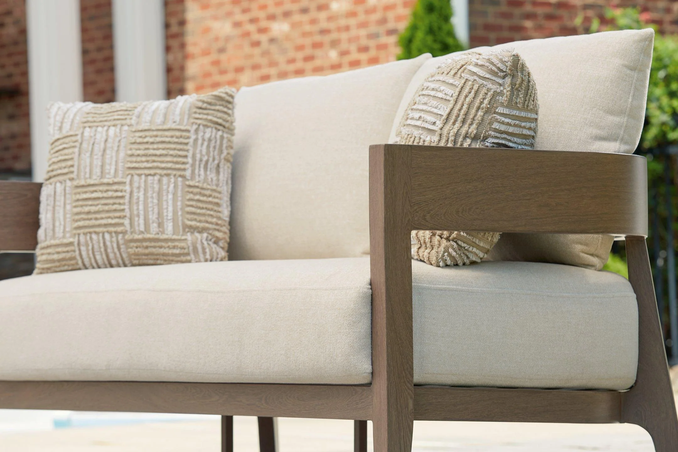 Serene Bay Outdoor Loveseat with Cushion - Image 8