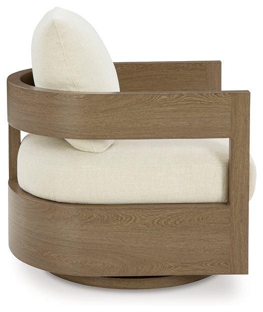 Serene Bay Outdoor Swivel Glider Chair with Cushion - Image 5