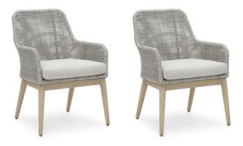 Seton Creek Outdoor Dining Arm Chair (Set of 2) - Image 3
