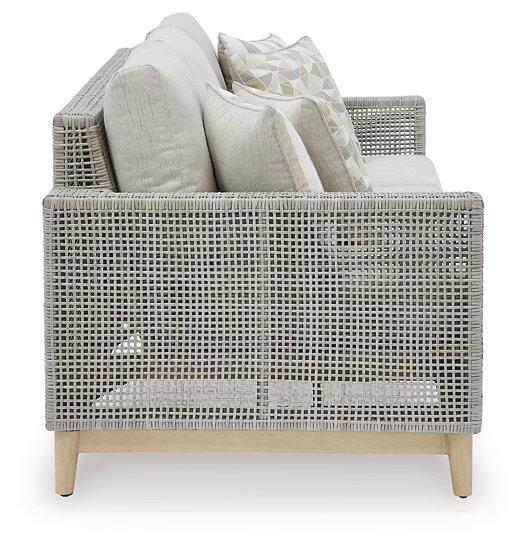 Seton Creek Outdoor Sofa with Cushion - Image 6