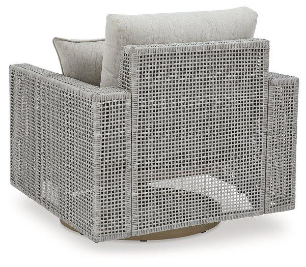 Seton Creek Outdoor Swivel Lounge with Cushion - Image 7