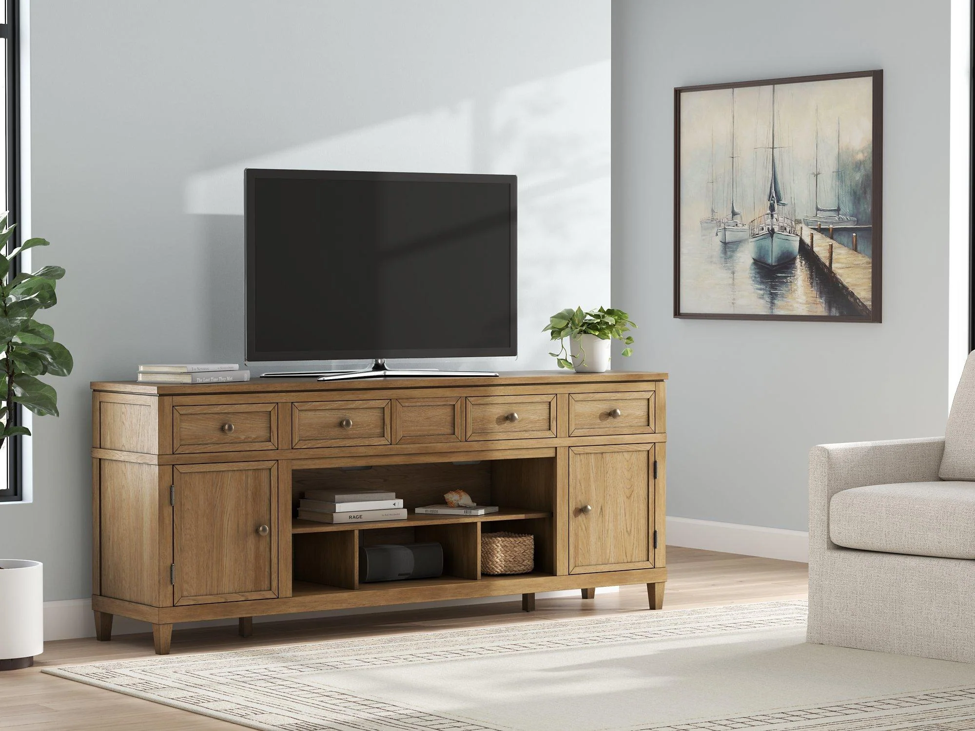 Sharlance 81" TV Stand - Image 8