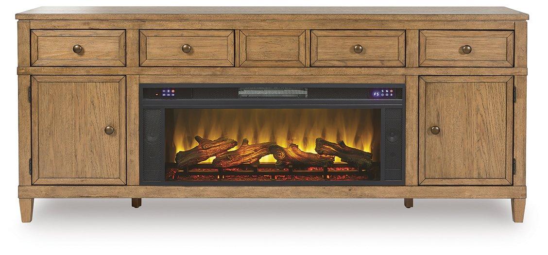 Sharlance 81" TV Stand with Electric Fireplace - Image 3