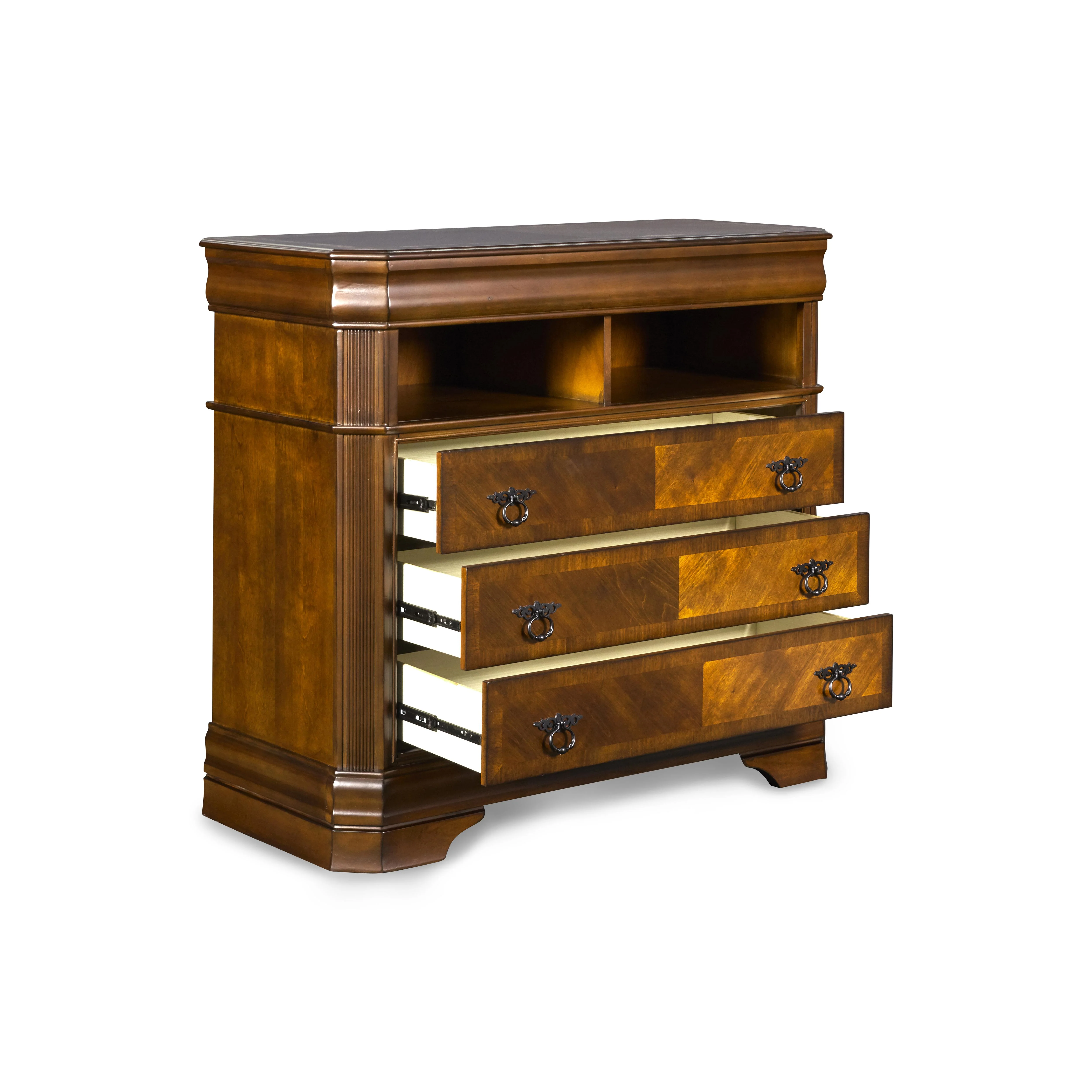 SHERIDAN MEDIA CHEST- BURNISHED CHERRY - Image 3