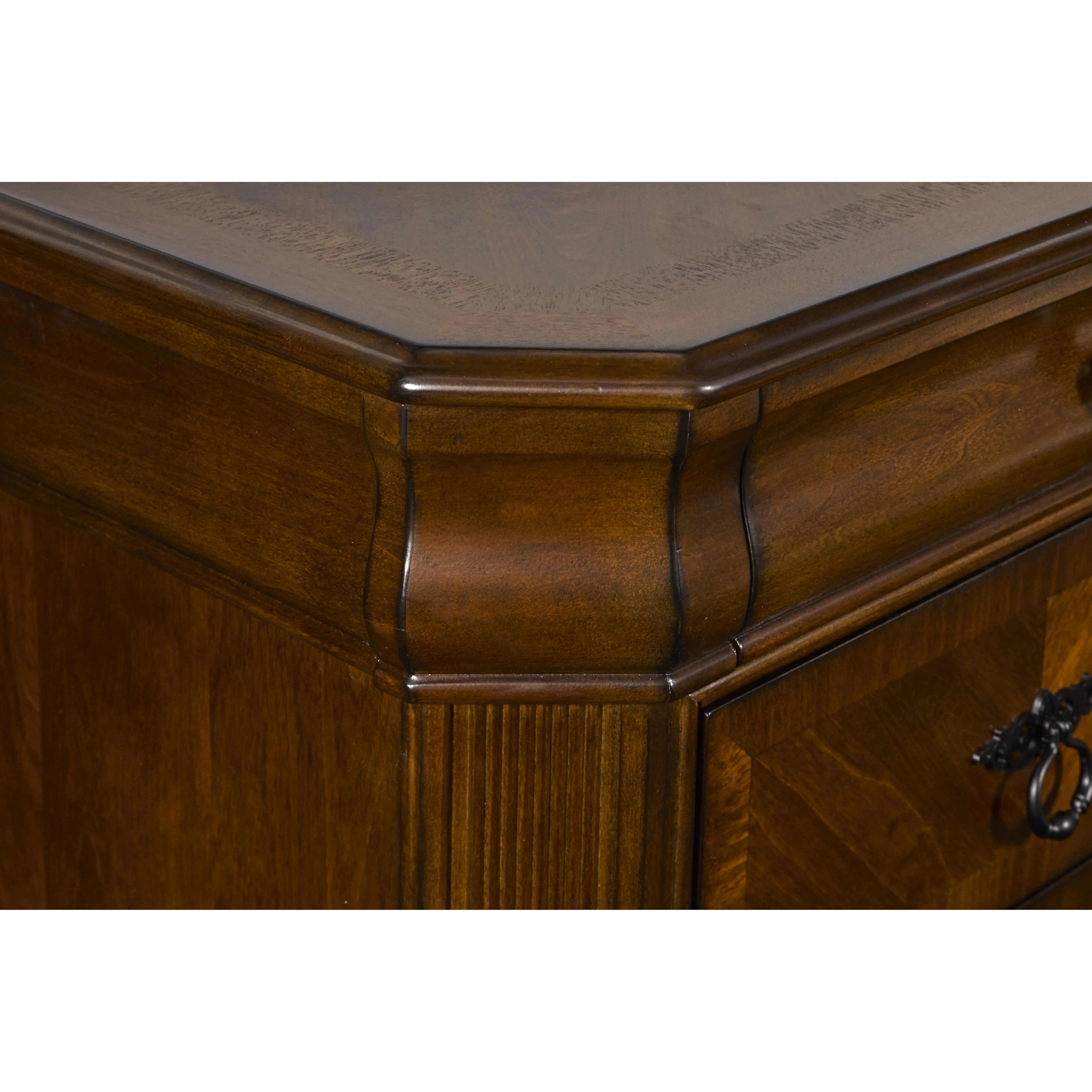 SHERIDAN MEDIA CHEST- BURNISHED CHERRY - Image 5