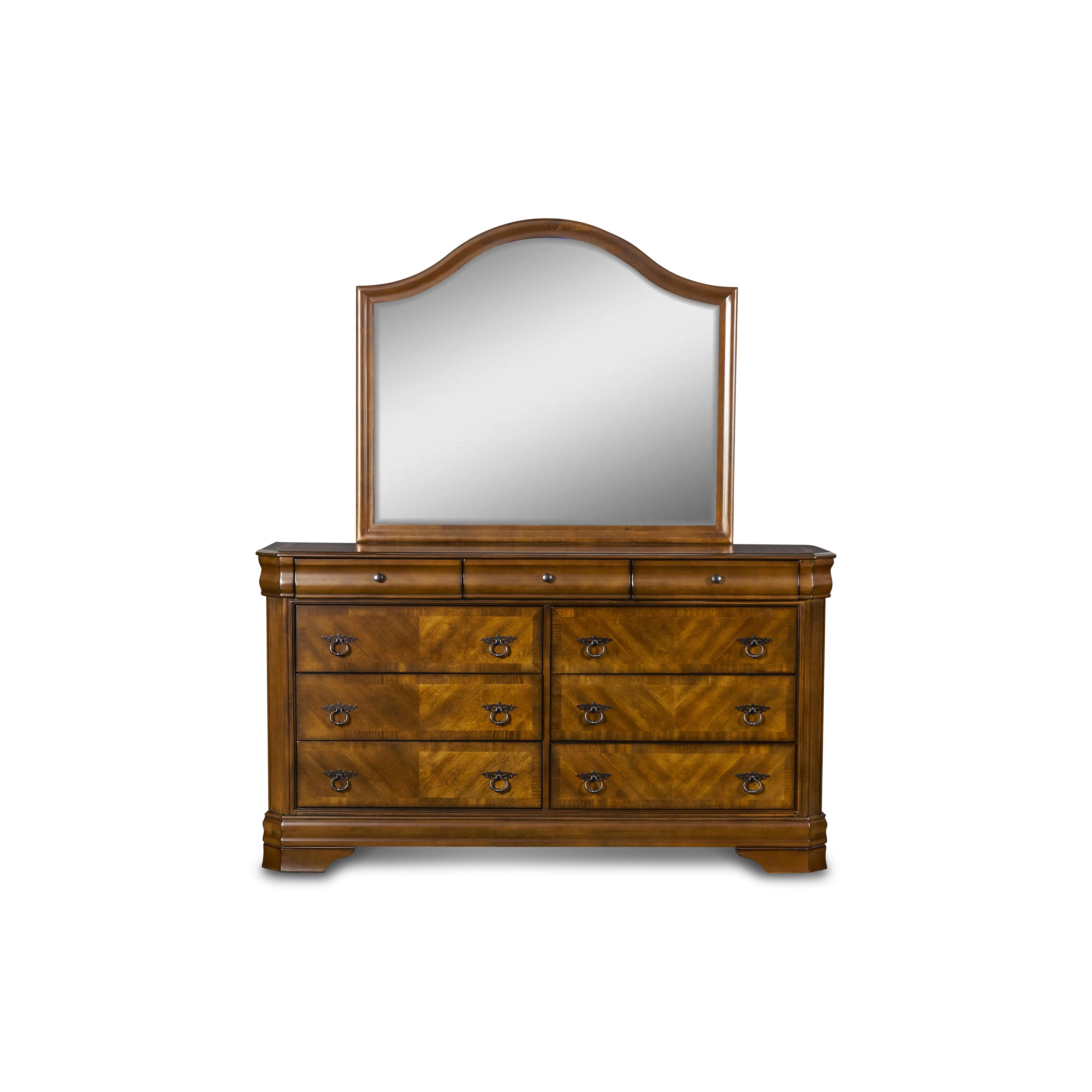 SHERIDAN MIRROR- BURNISHED CHERRY - Image 2