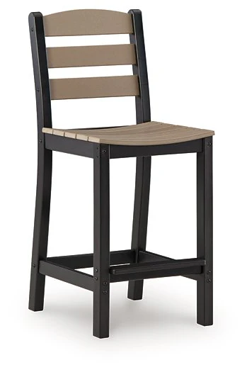 Shoreline Beach Outdoor Counter Table and 2 Barstools - Image 4