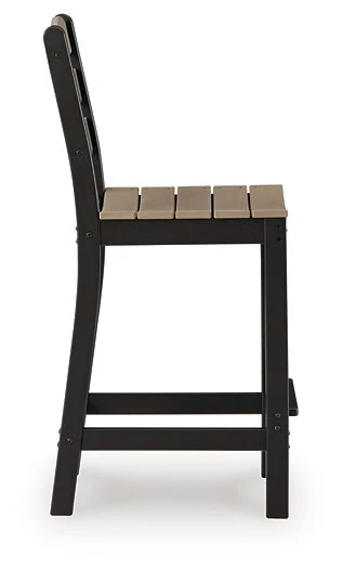 Shoreline Beach Outdoor Counter Table and 2 Barstools - Image 5