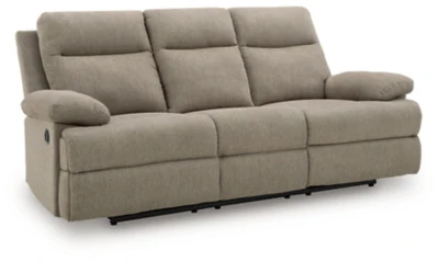 Side-Swipe Reclining Sofa with Drop Down Table - Image 12