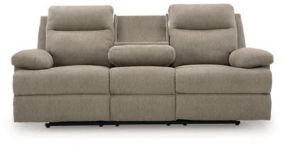 Side-Swipe Reclining Sofa with Drop Down Table - Image 16