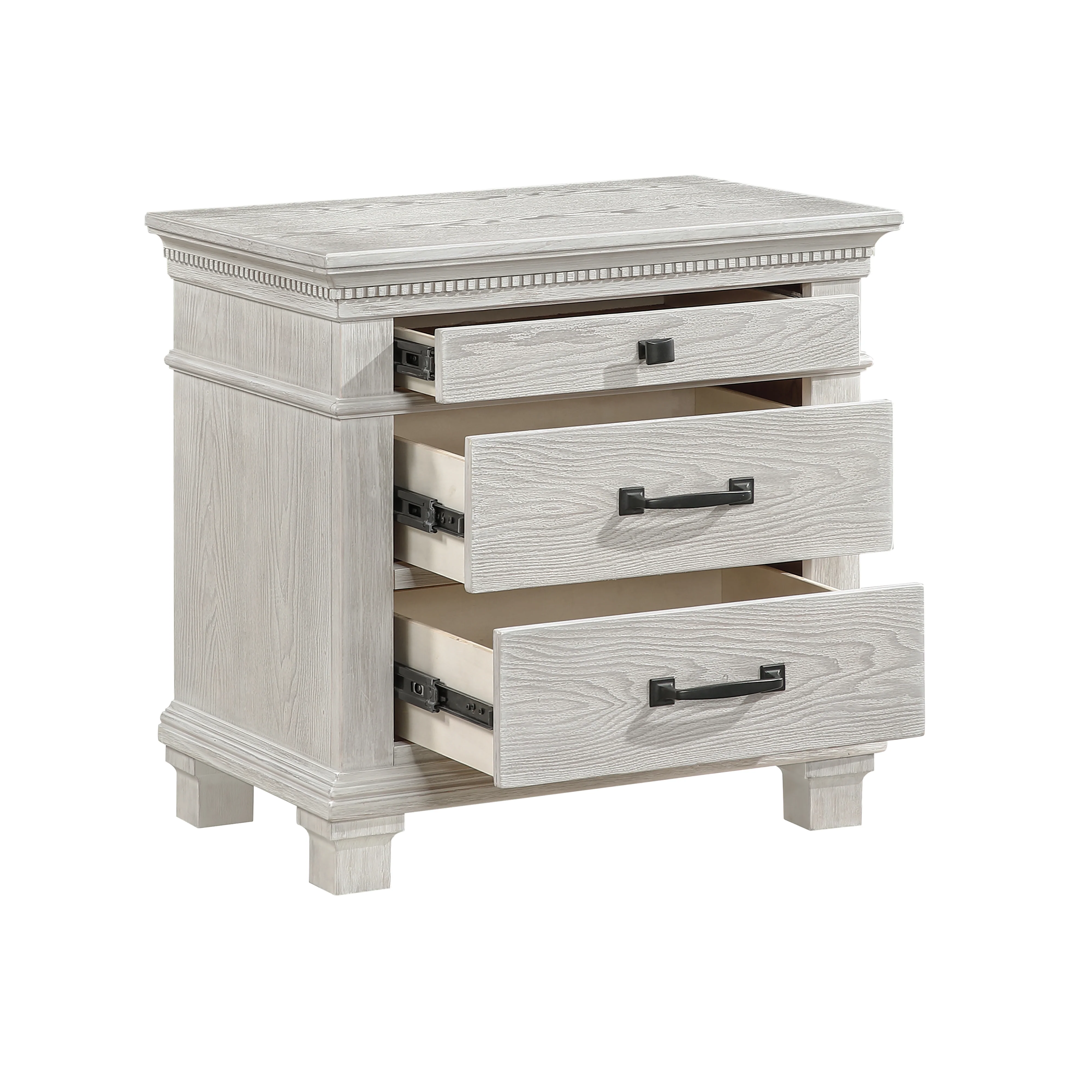 Silver Sands Nightstand-Gray - Image 3
