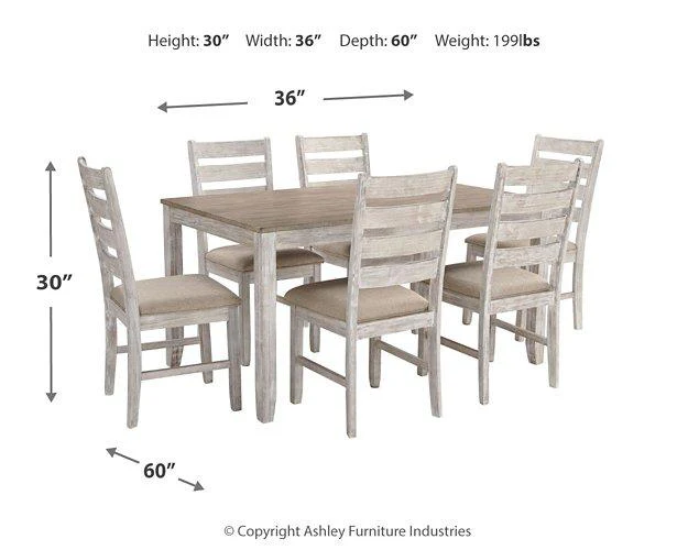 Skempton Dining Table and Chairs (Set of 7) - Image 6