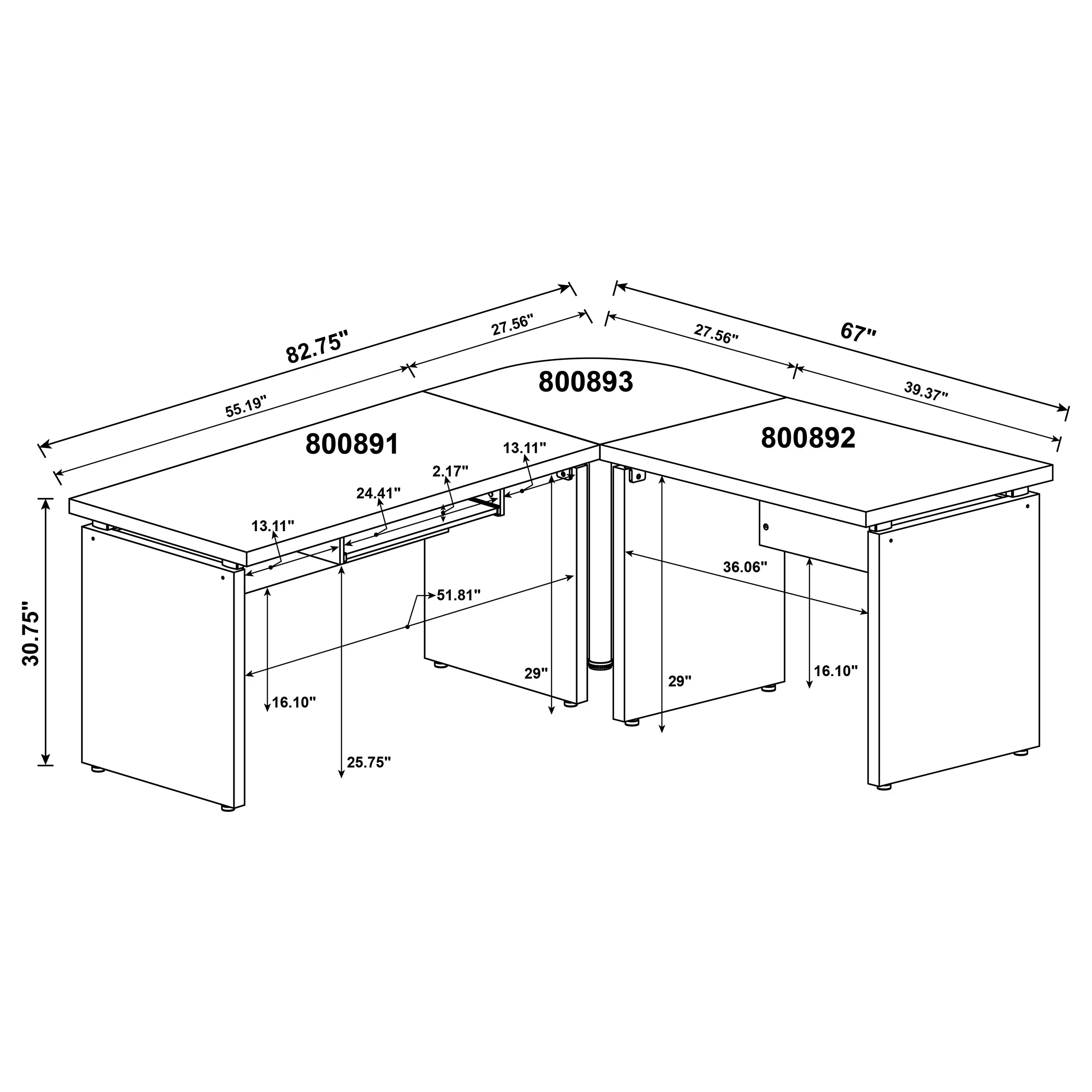 Skylar Computer Desk - Image 27