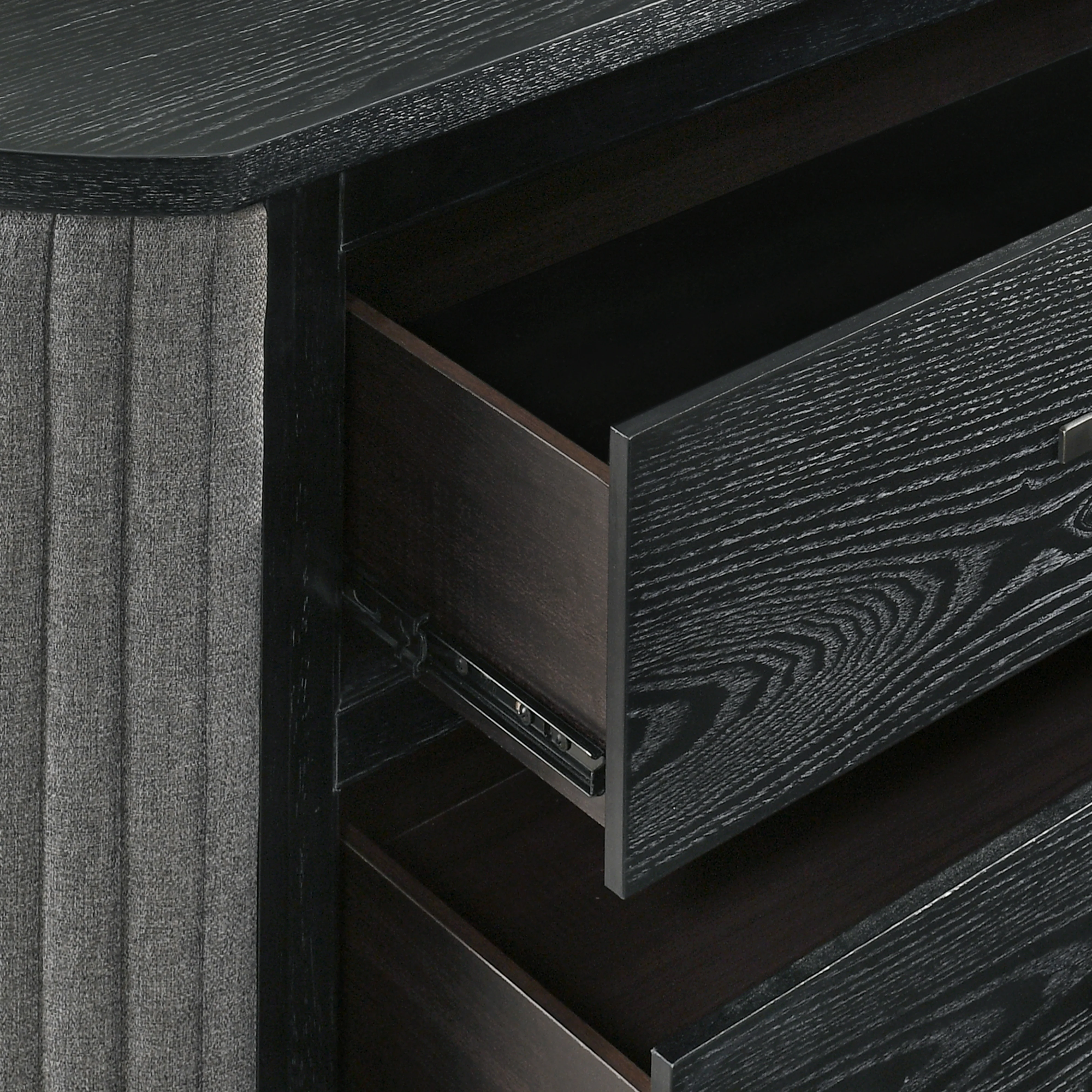 Skyline 2 Drawer Nightstand-Onyx - Image 5