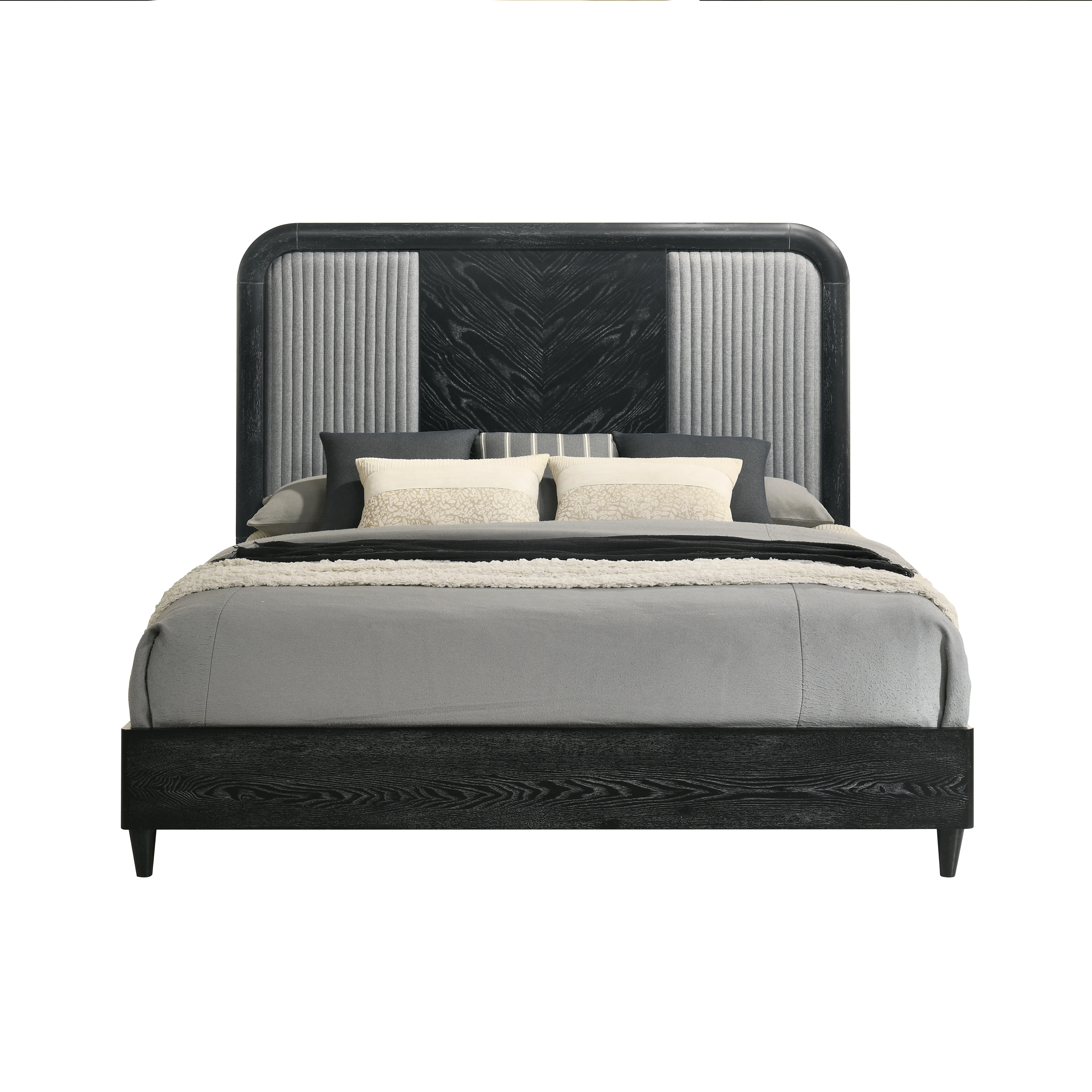 Skyline 6/6-6/0 Ek/Wk Headboard, Footboard & Slat Kit-Onyx - Image 2