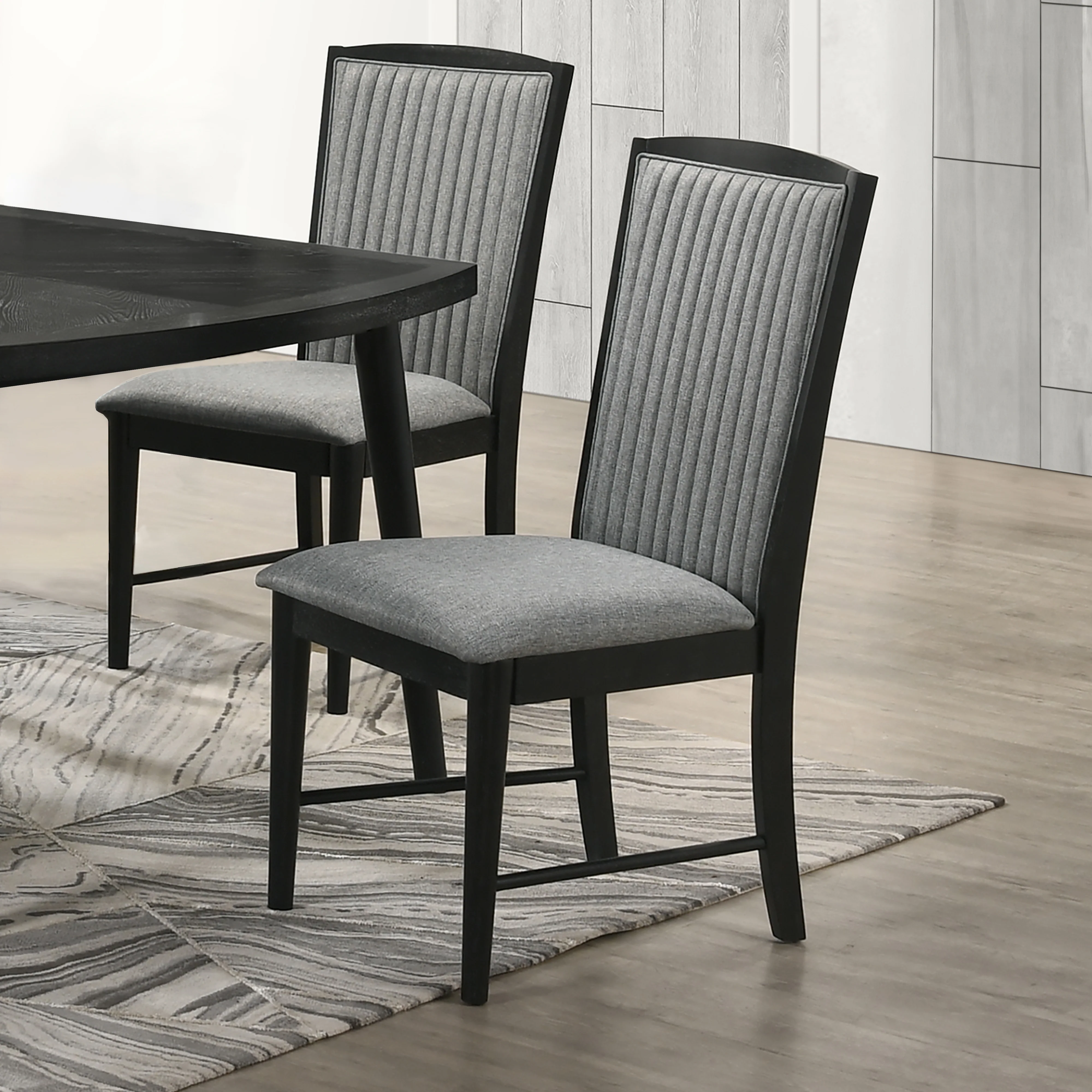 Skyline Dining Side Chair (2 Per Carton)-Onyx - Image 7