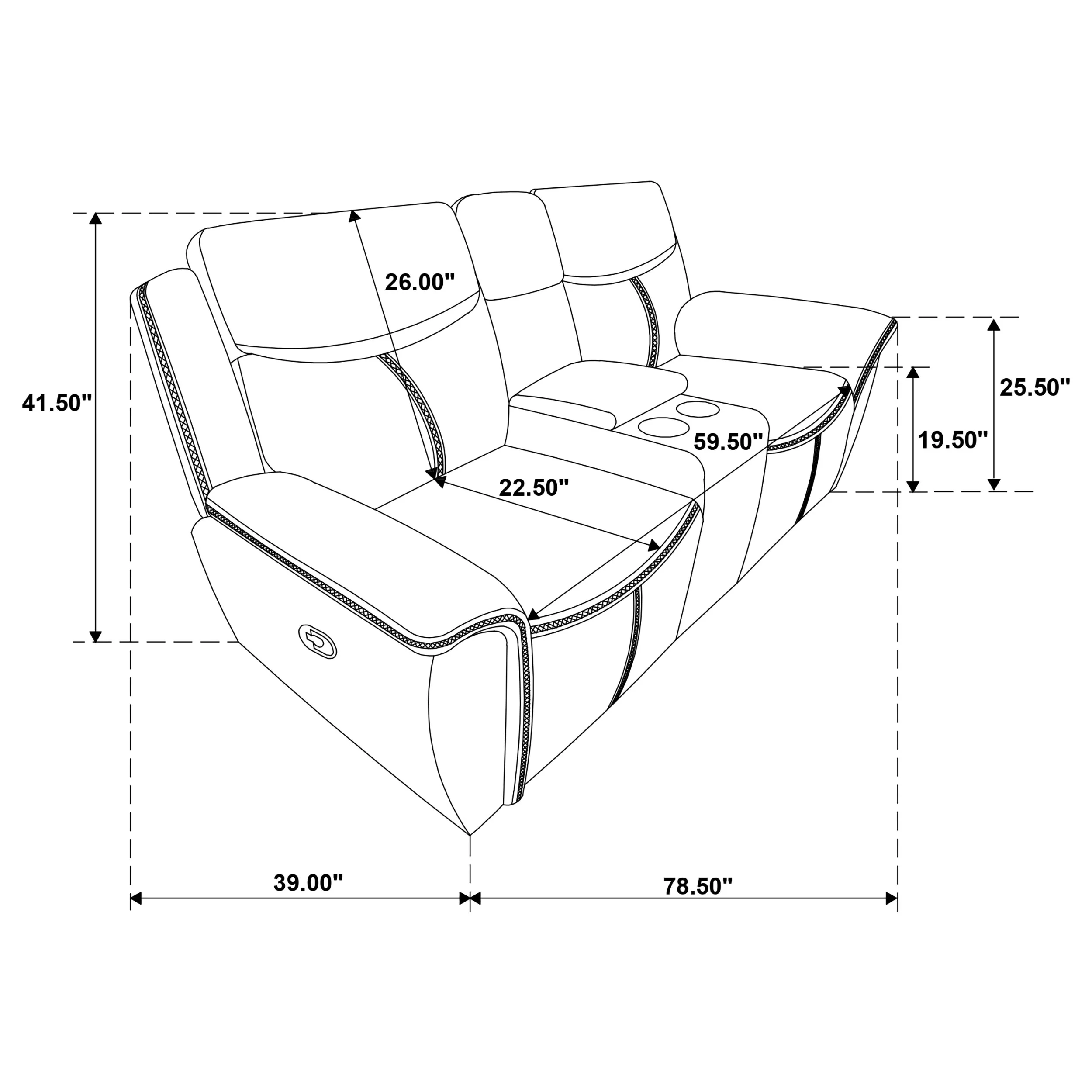 Sloane Reclining Sofa Set - Image 19