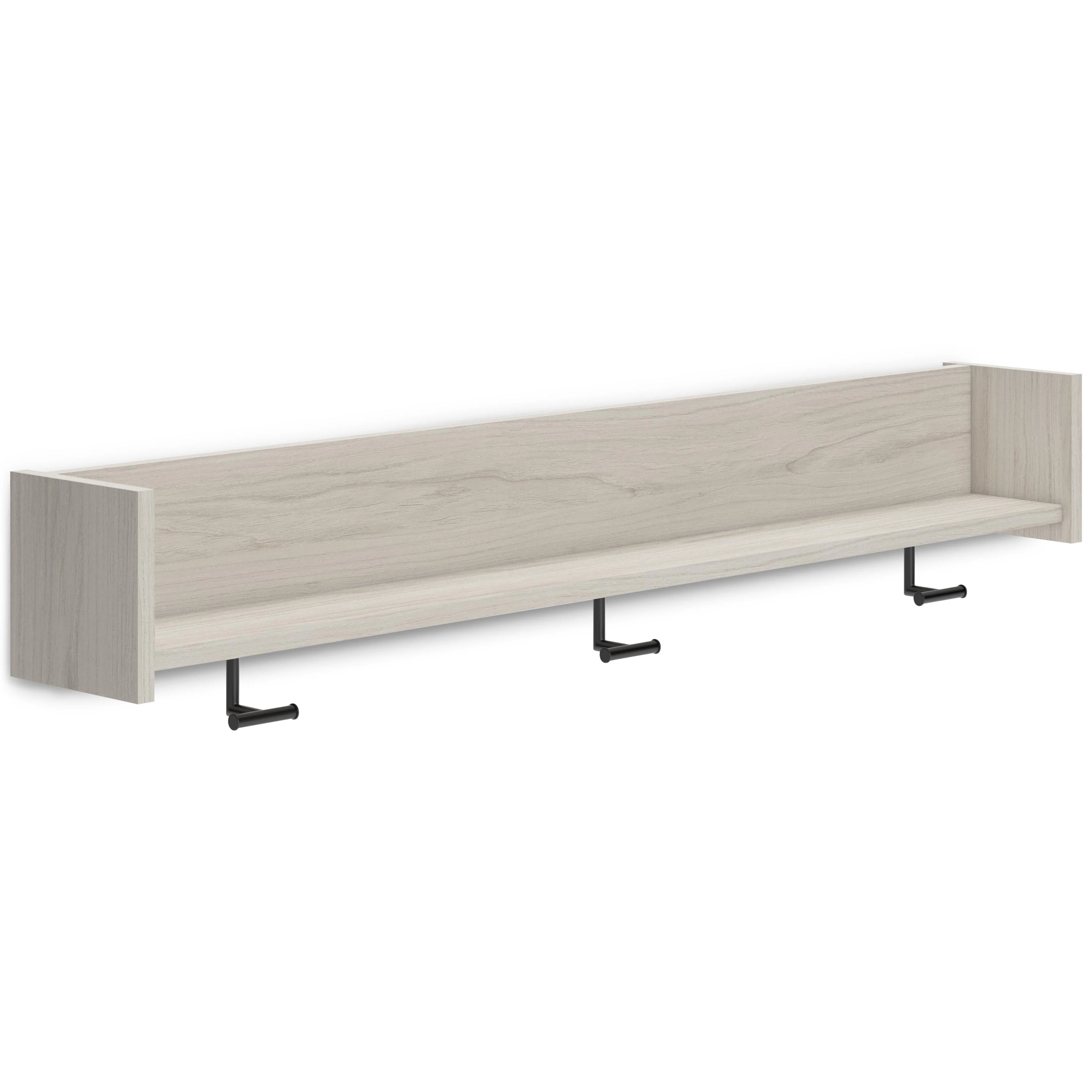Socalle Wall Mounted Coat Rack with Shelf - Image 3