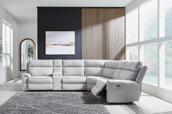Social Pointe Reclining Sectional with Storage Consoles - Image 21