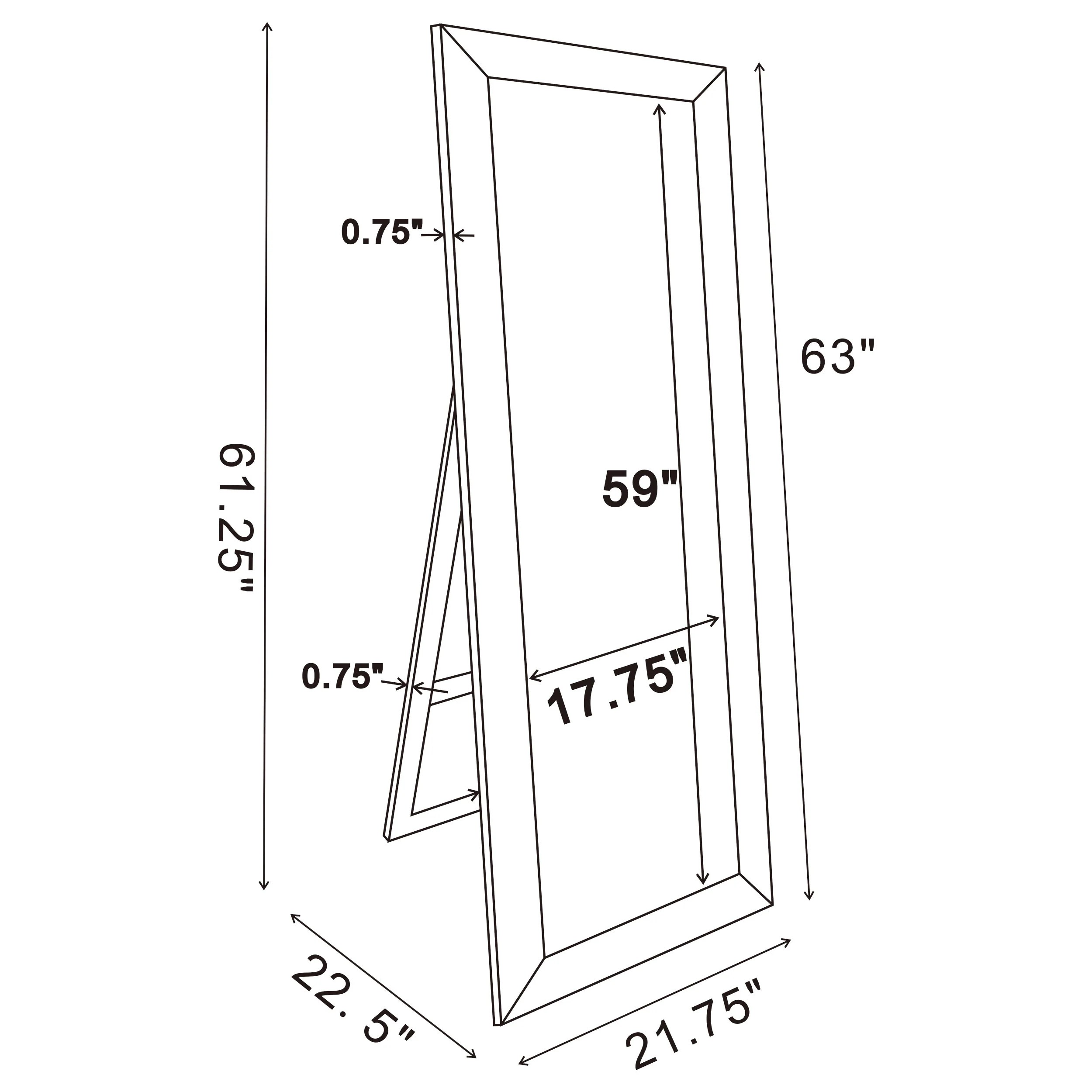 Soline Standing Mirror - Image 6